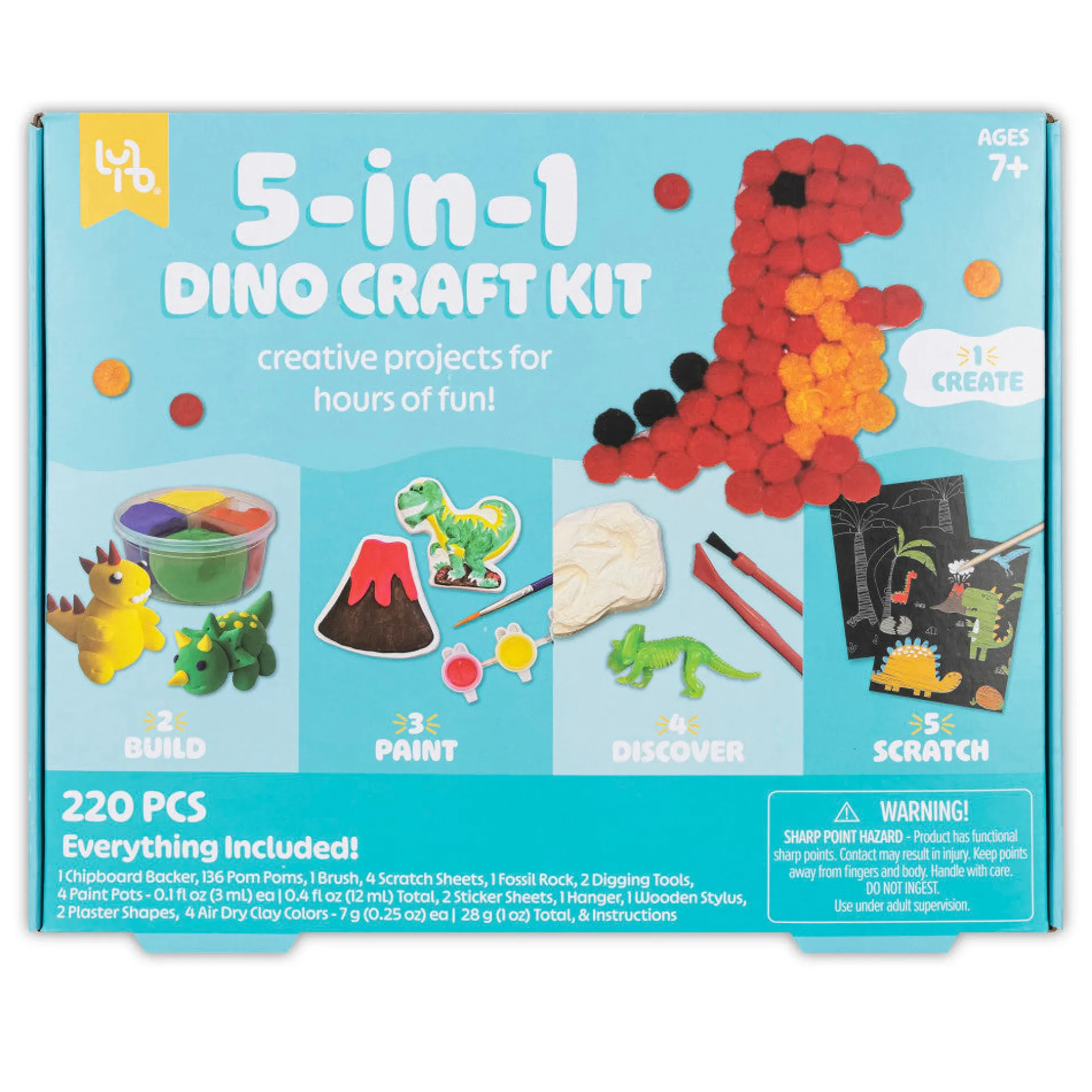 Little Yellow Bicycle Dino Explorer DIY Dinosaur Craft Kit