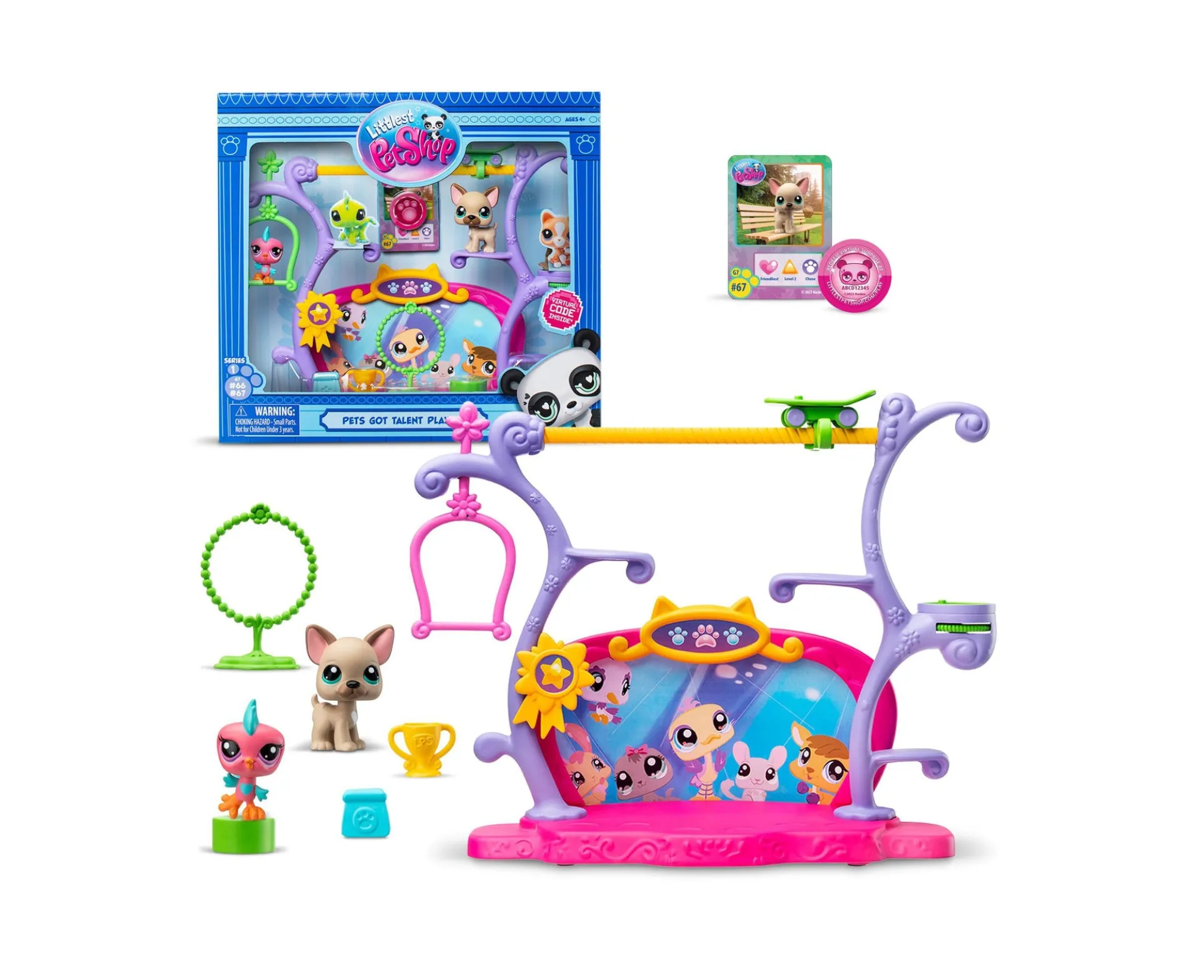 Littlest Pet Shop Generation 7 Pets Got Talent Play Set