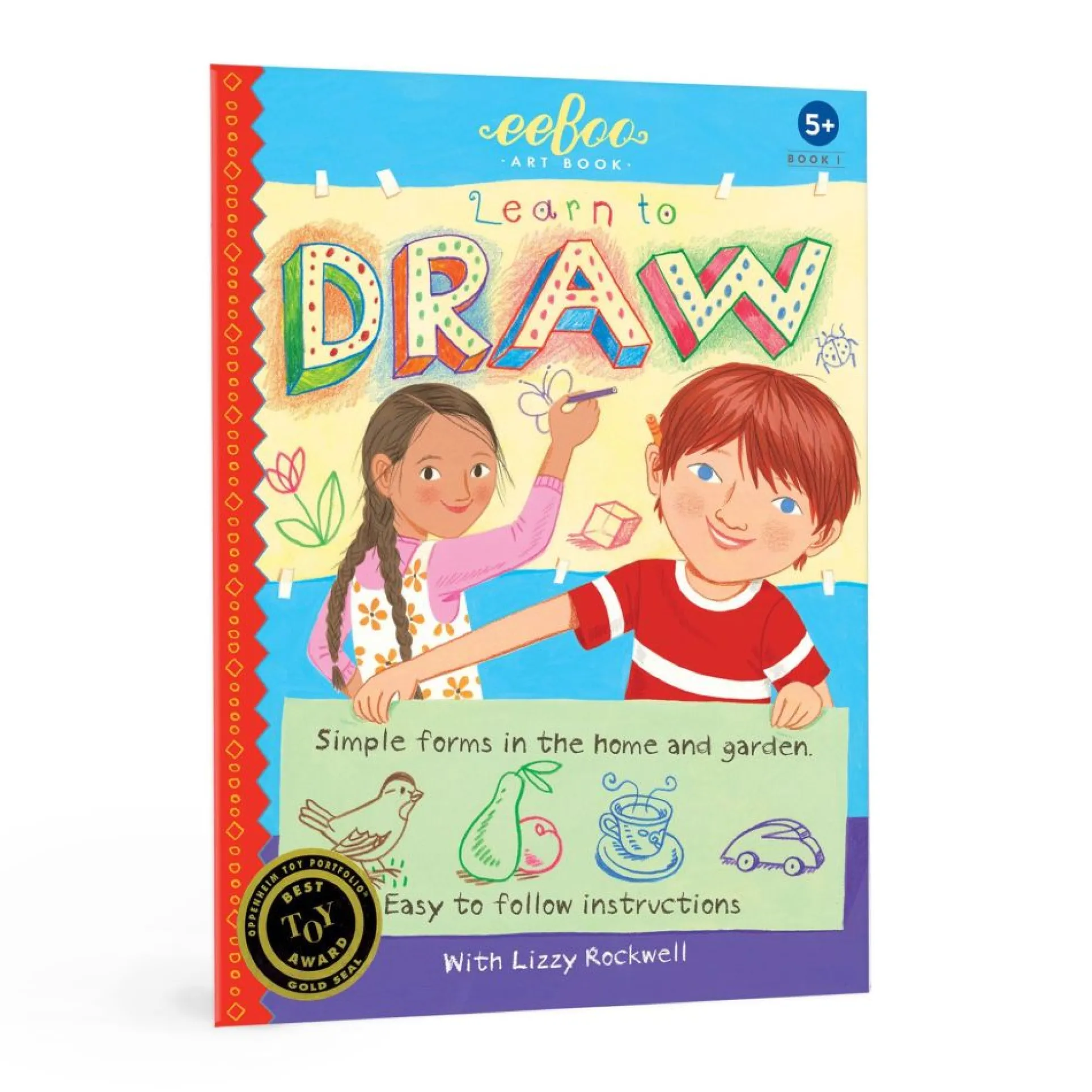 Lizzy Rockwell's eeBoo Art Book 1: Learn to Draw Simple Forms