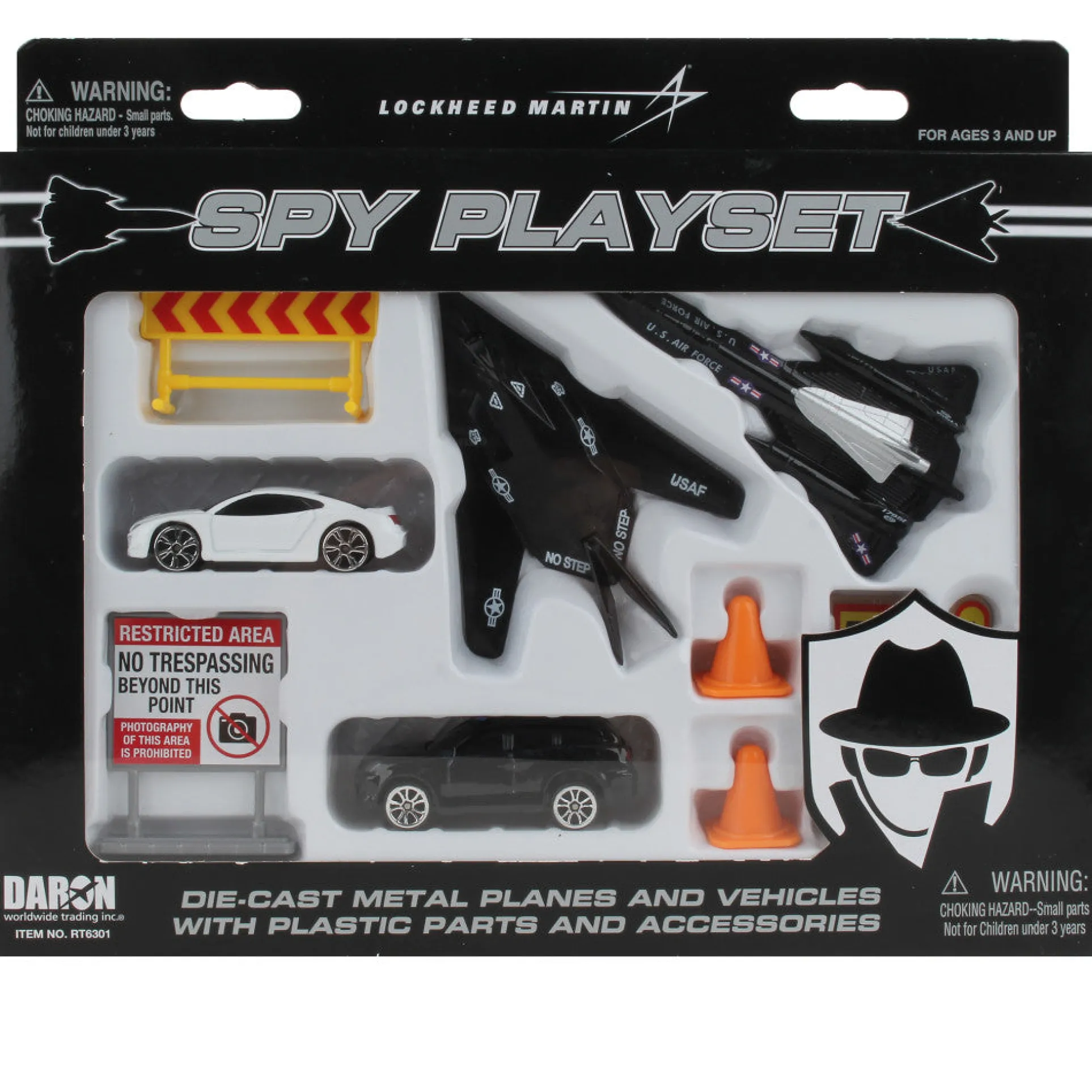 Lockheed Martin Ultimate Spy Playset with Die-Cast Vehicles