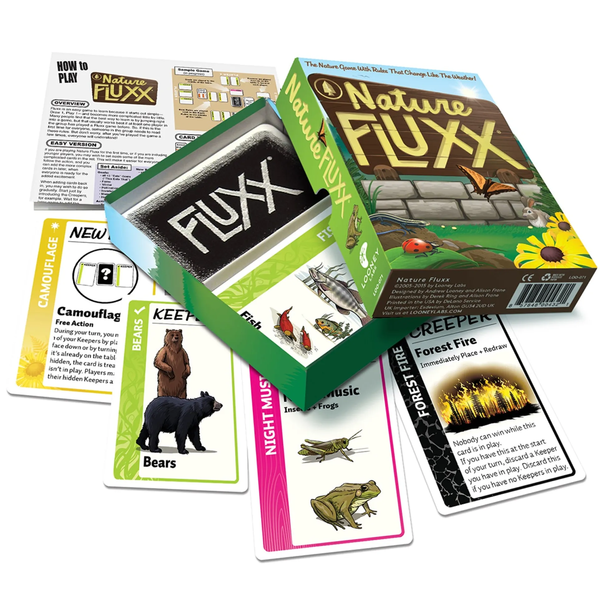 Looney Labs Nature Fluxfire Ecology Card Game