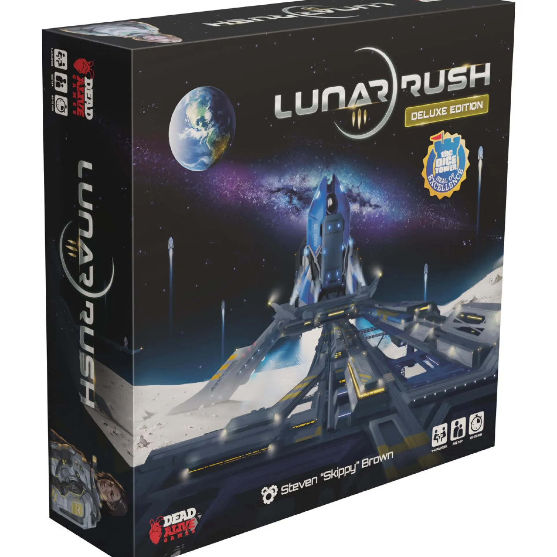 Lunar Rush Deluxe Edition Strategic Board Game for Ages 14+ by Dead Alive Games