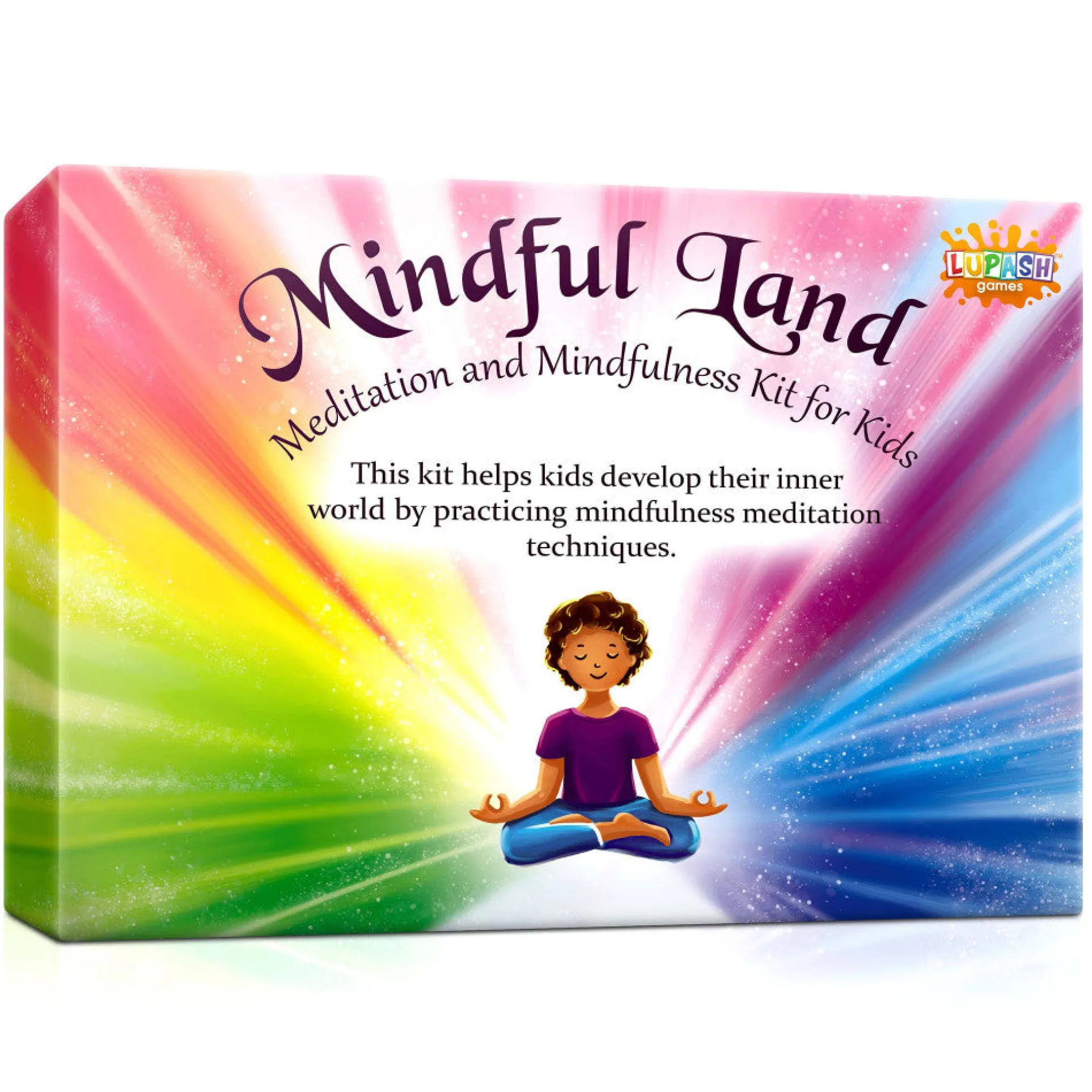 Lupash Games: Mindful Land - Kids Meditation & Mindfulness Kit, Ages 6+