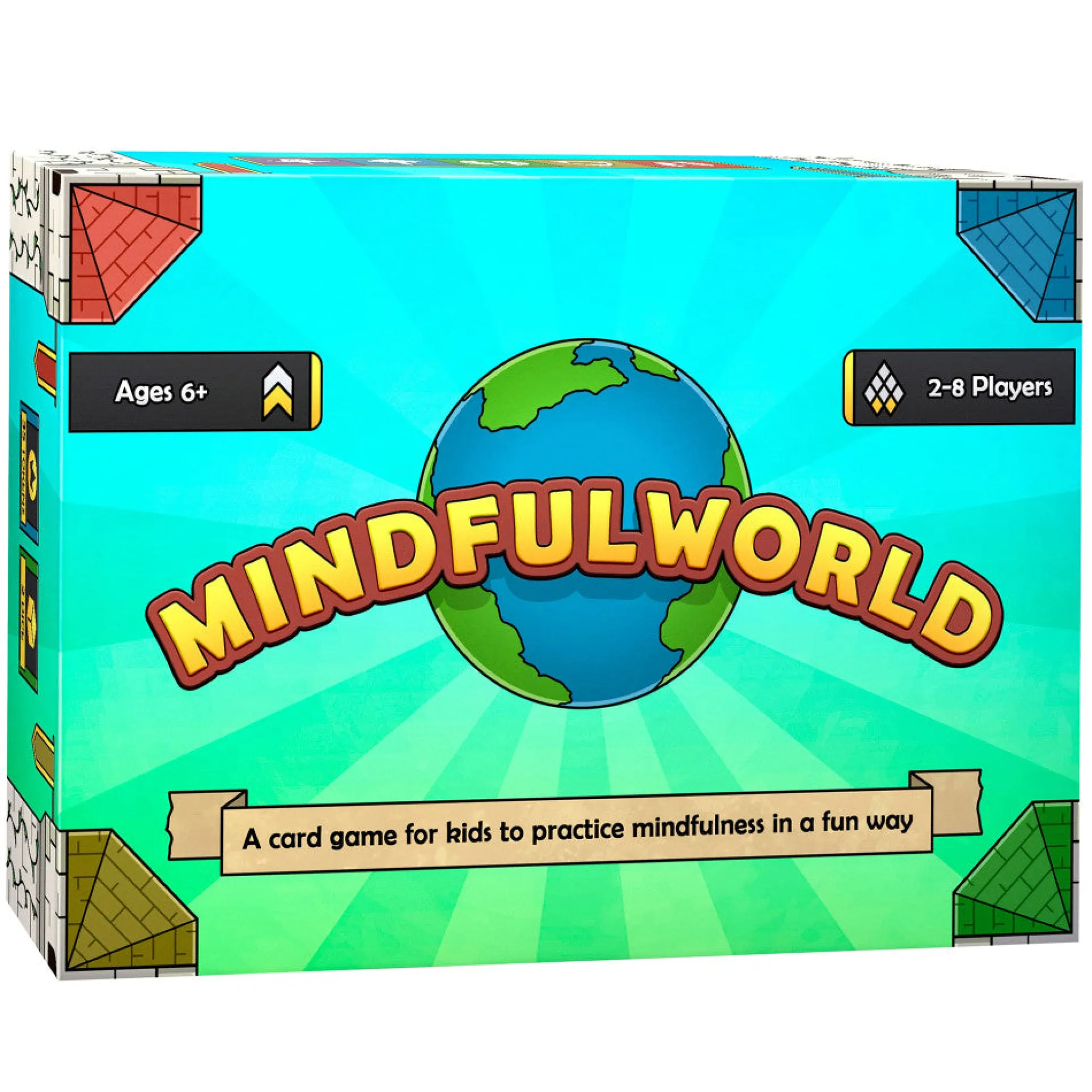 Lupash Games: Mindful World Kids Therapy Card Game for Ages 6+