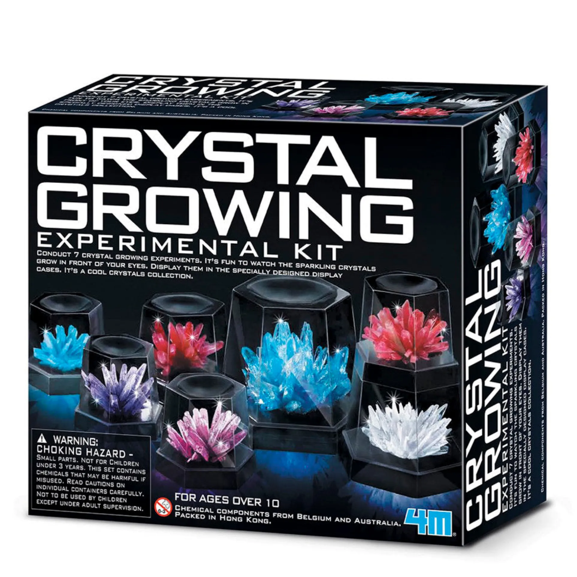 4M Crystal Growing Science Experimental Kit - Multicolored