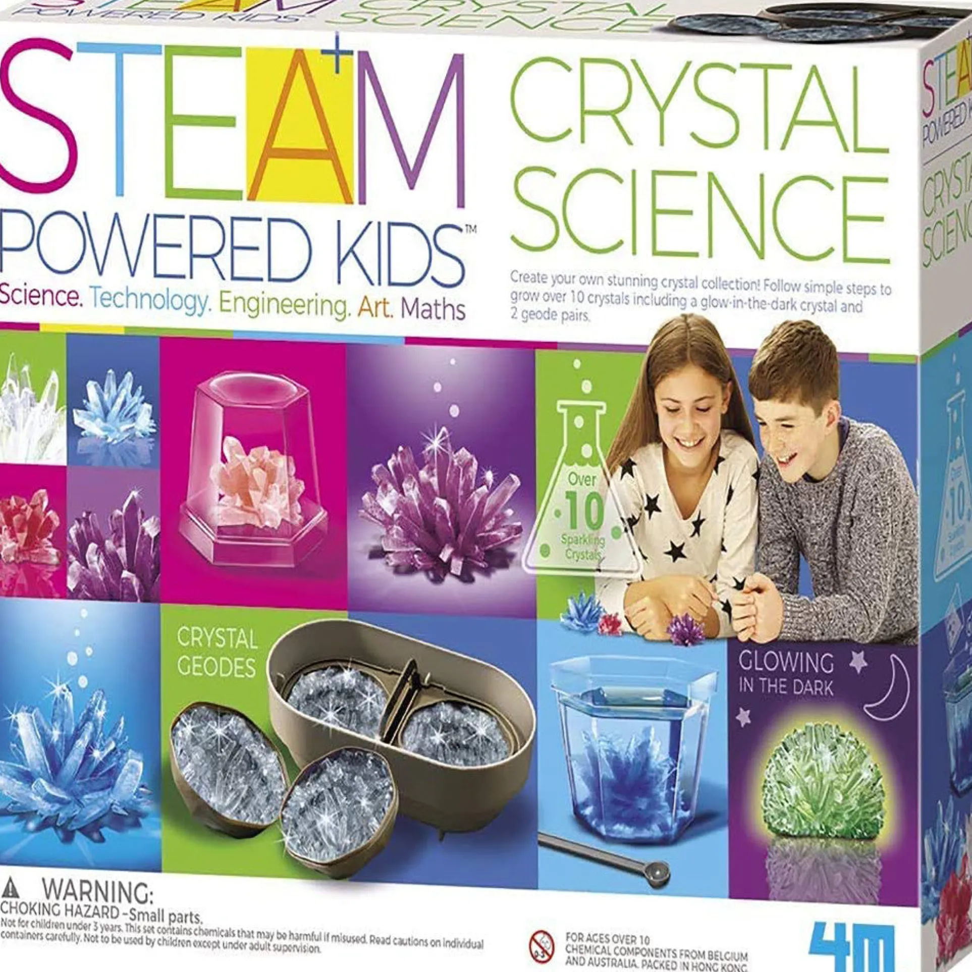 4M Deluxe Crystal Growing Combo STEAM Science Kit