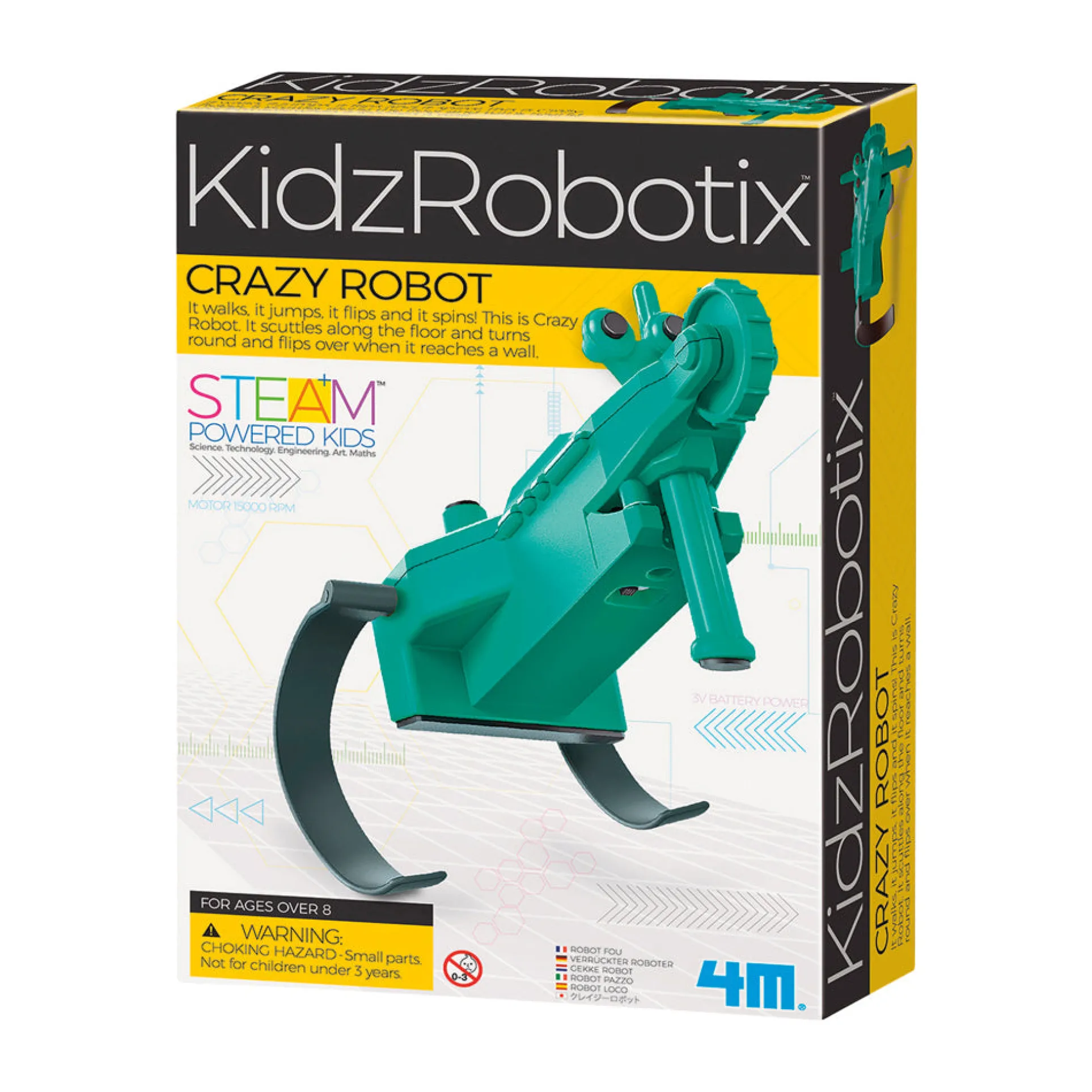 4M KidzRobotix Crazy Robot - Interactive STEM Toy