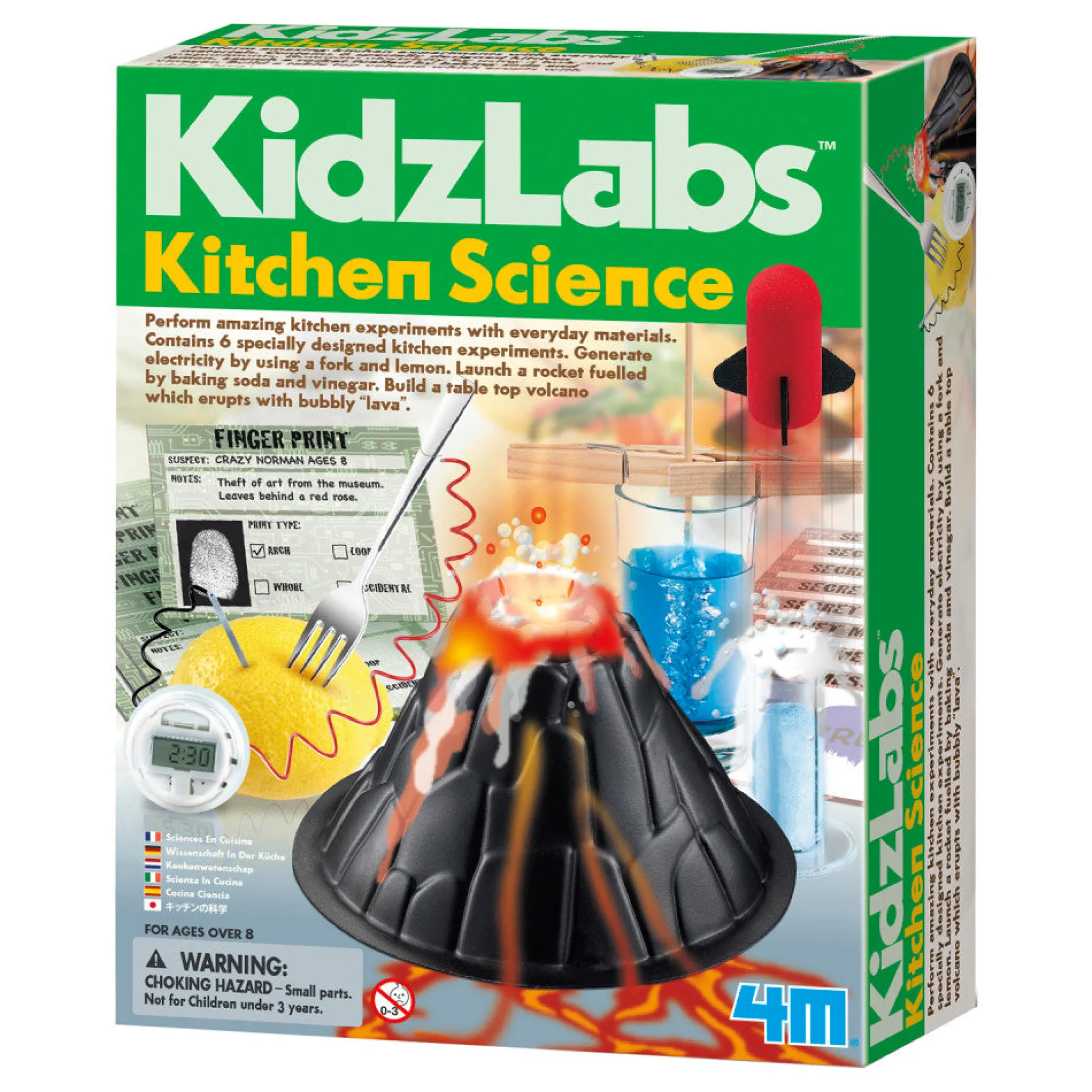 4M Kitchen Science Kit - STEM Chemistry Experiment Set for Kids & Teens