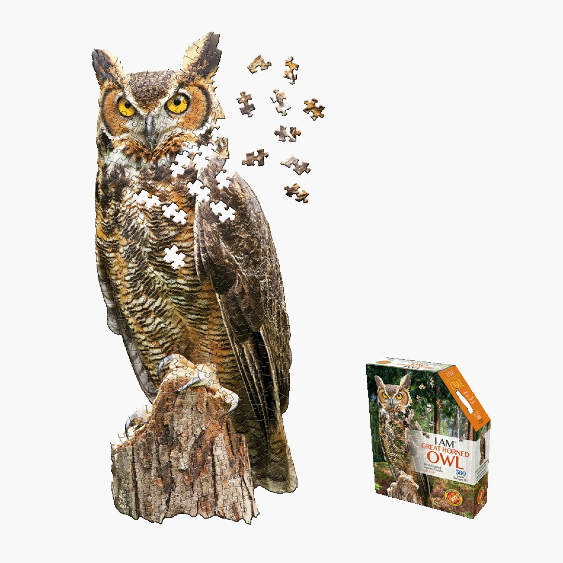 Madd Capp Great Horned Owl Jigsaw Puzzle - 300 pc