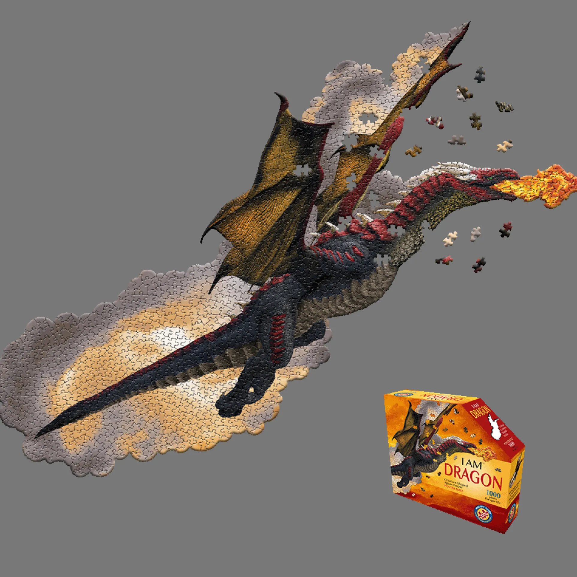 Madd Capp I AM DRAGON Unique-Shaped 1000 pc Jigsaw Puzzle