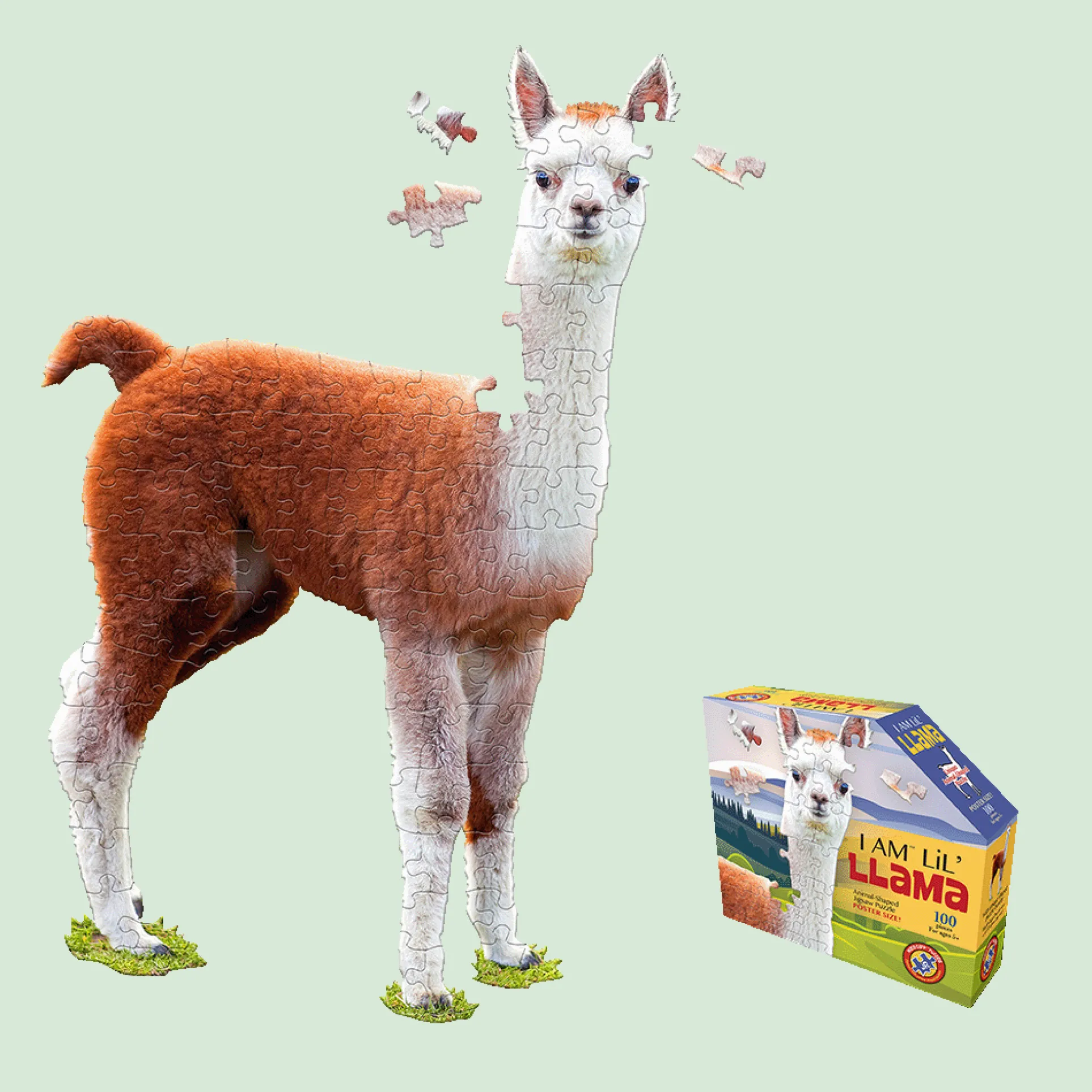 Madd Capp I AM LiL' LLAMA Jigsaw Puzzle - 100 pc