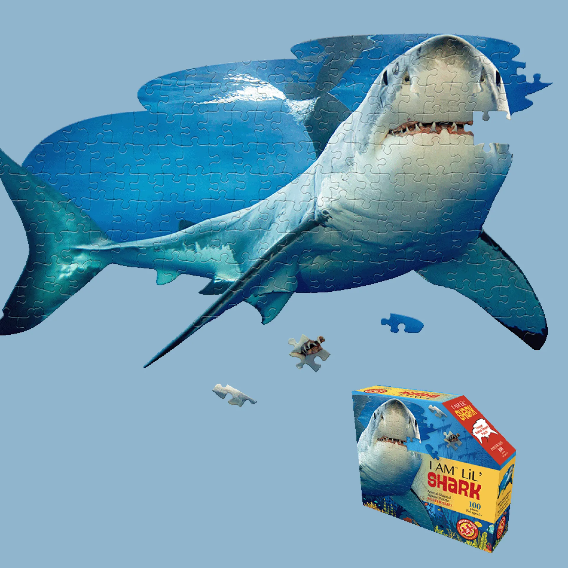 Madd Capp I AM LiL' SHARK Jigsaw Puzzle - 100 pc