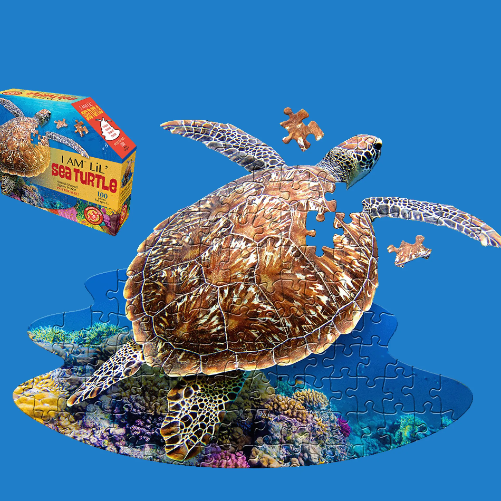 Madd Capp I AM LiL' SEA TURTLE Jigsaw Puzzle - 100 pc