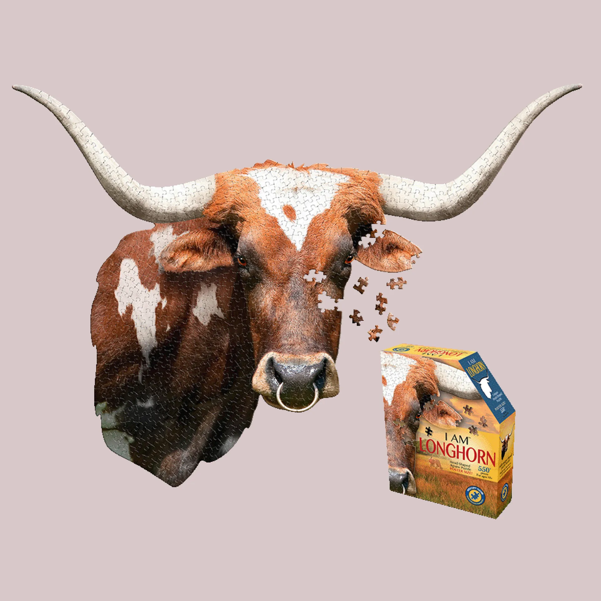 Madd Capp I AM LONGHORN Jigsaw Puzzle - 550 pc