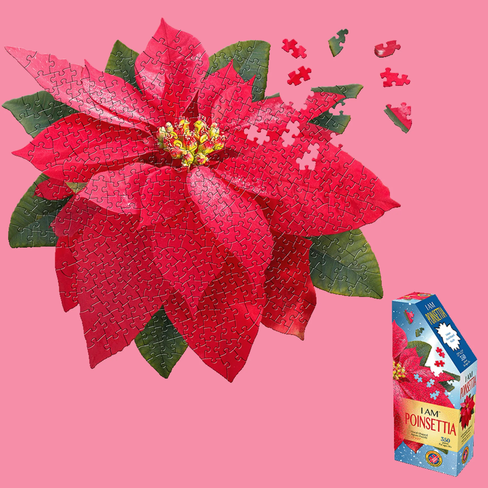 Madd Capp I AM Poinsettia - 350 Piece Jigsaw Puzzle