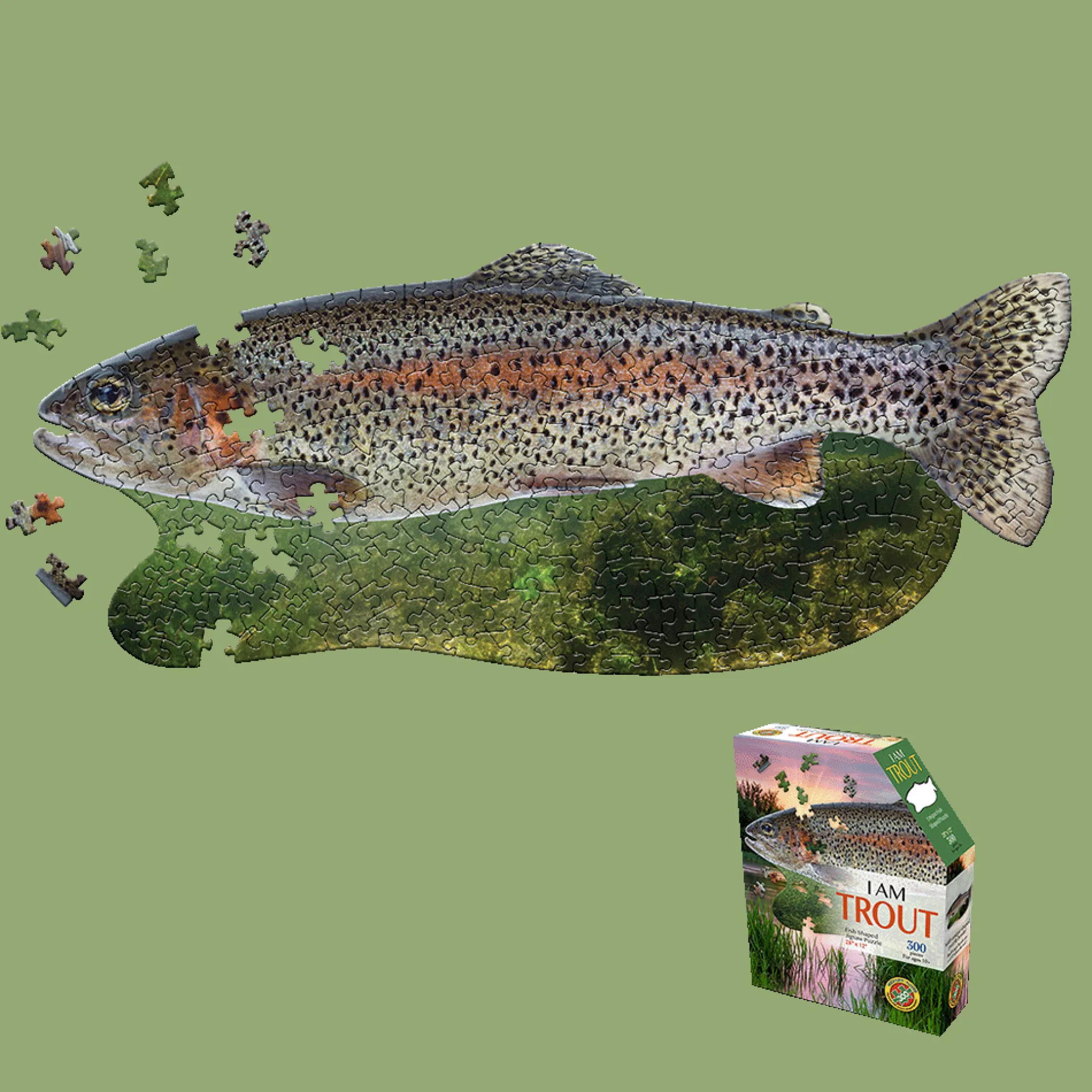 Madd Capp I AM Trout Jigsaw Puzzle - 300 pc