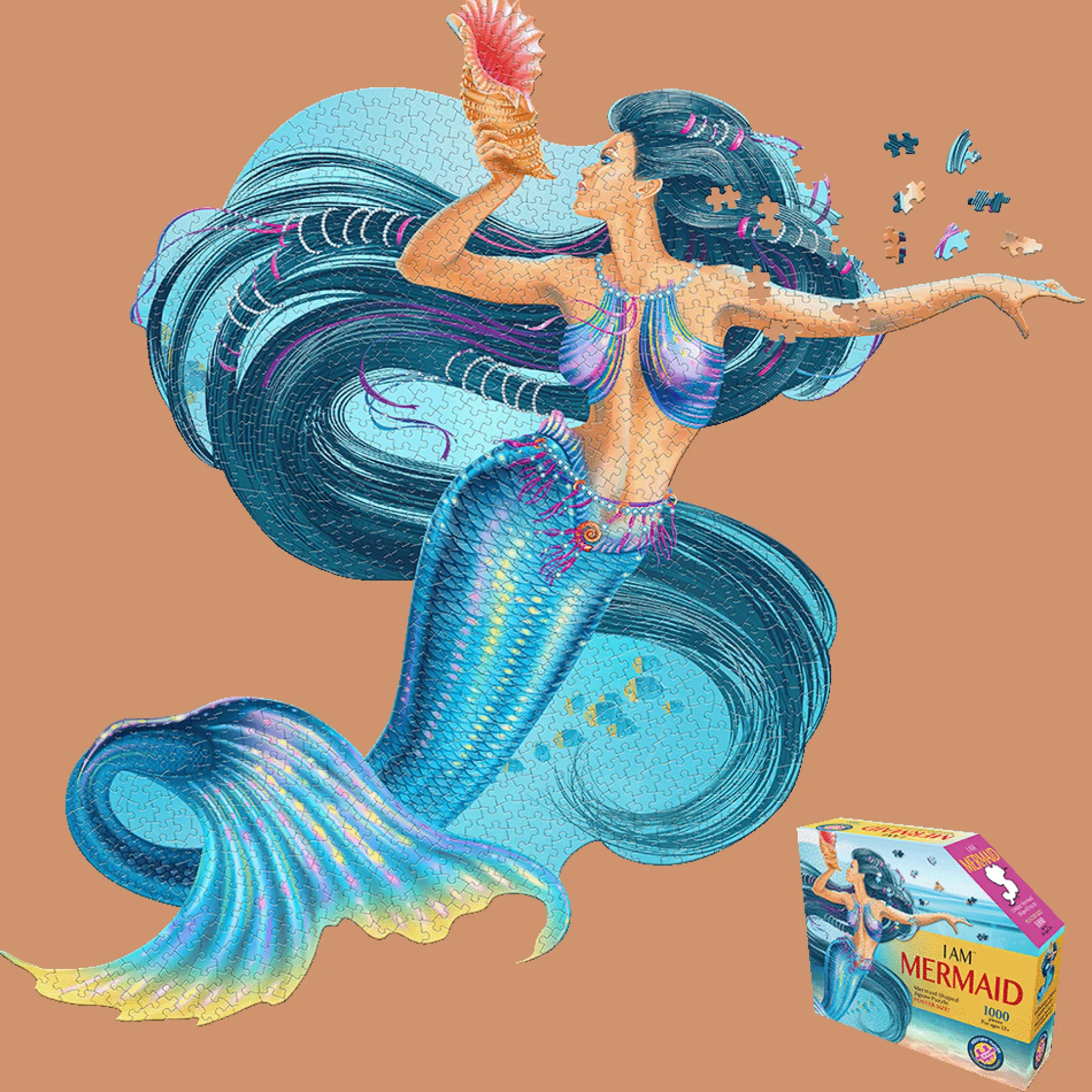 Madd Capp Mermaid-Themed Jigsaw Puzzle - 1000 pc