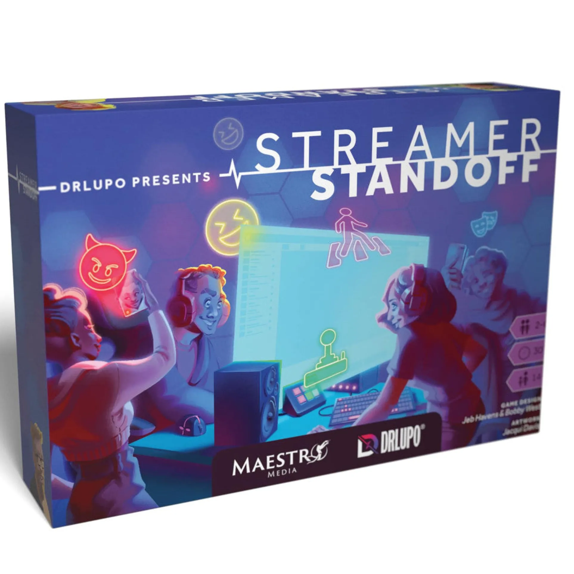 Maestro Media: Streamer Standoff Strategy Board Game for Ages 10+