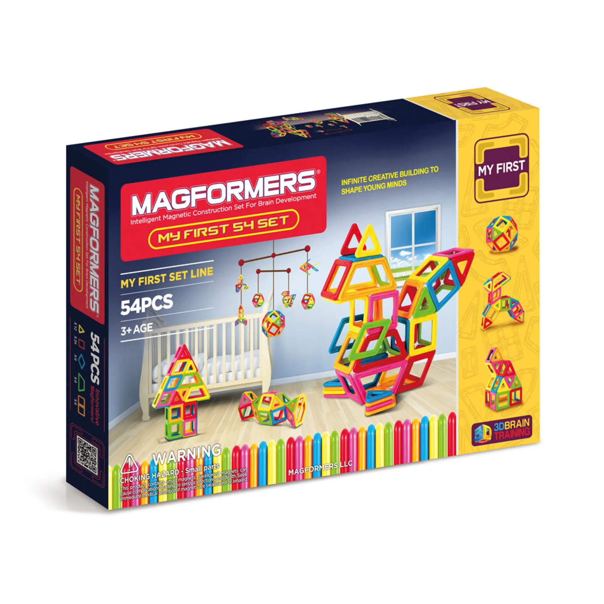 Magformers My First 54 Piece Building Set - Educational Magnetic Shapes