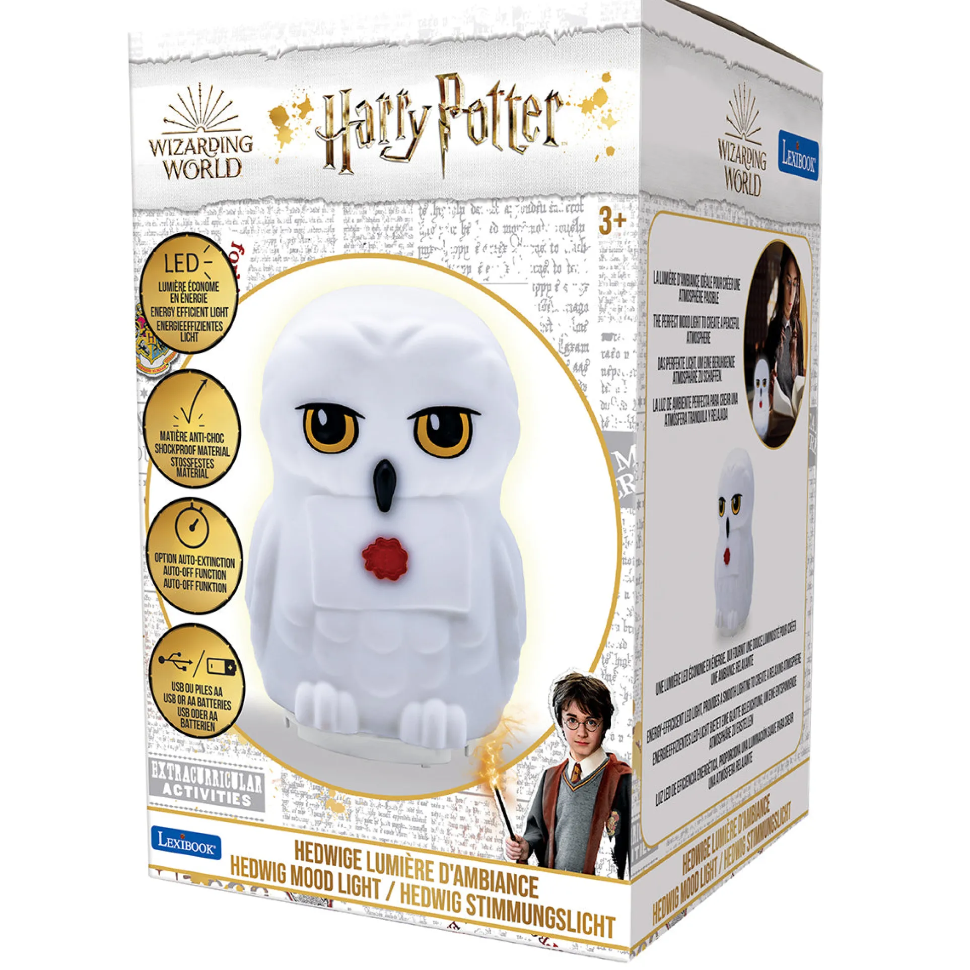 Magical 3D Color Change Nightlight - Harry Potter Theme - Multicolor