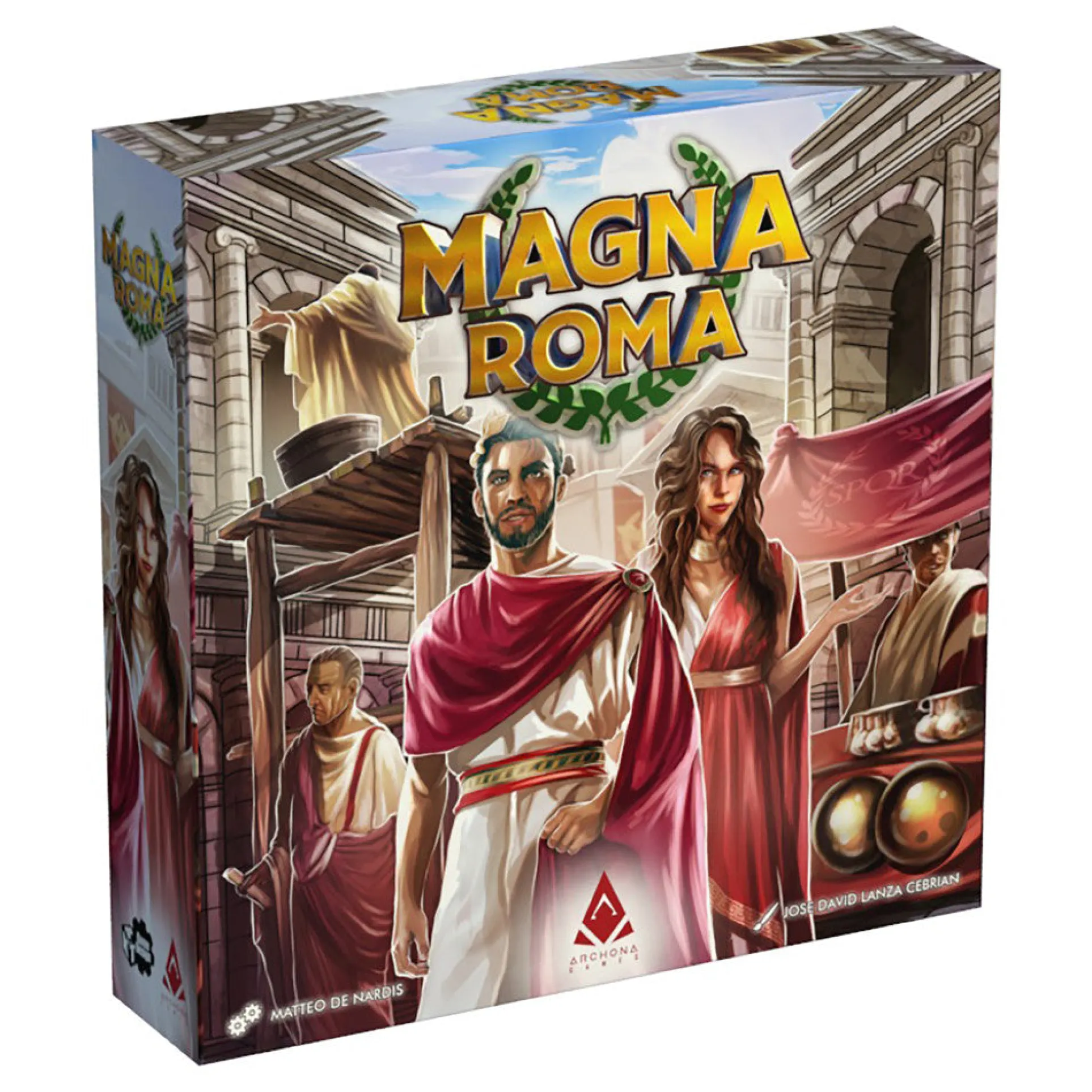 Magna Roma: Standard Edition - Archona Games City Building Board Game