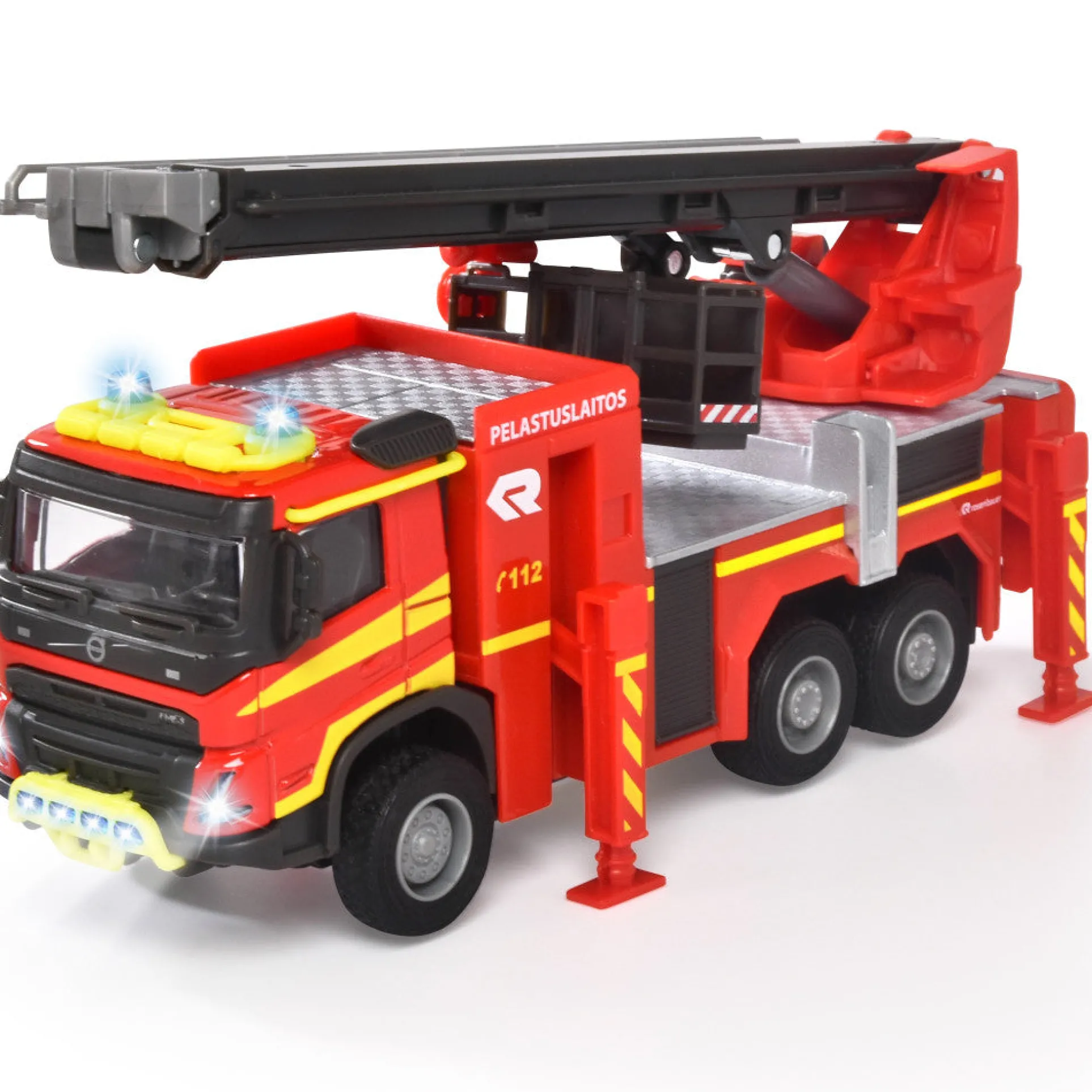 Majorette Grand Series Volvo Fire Engine Truck with Extendable Ladder