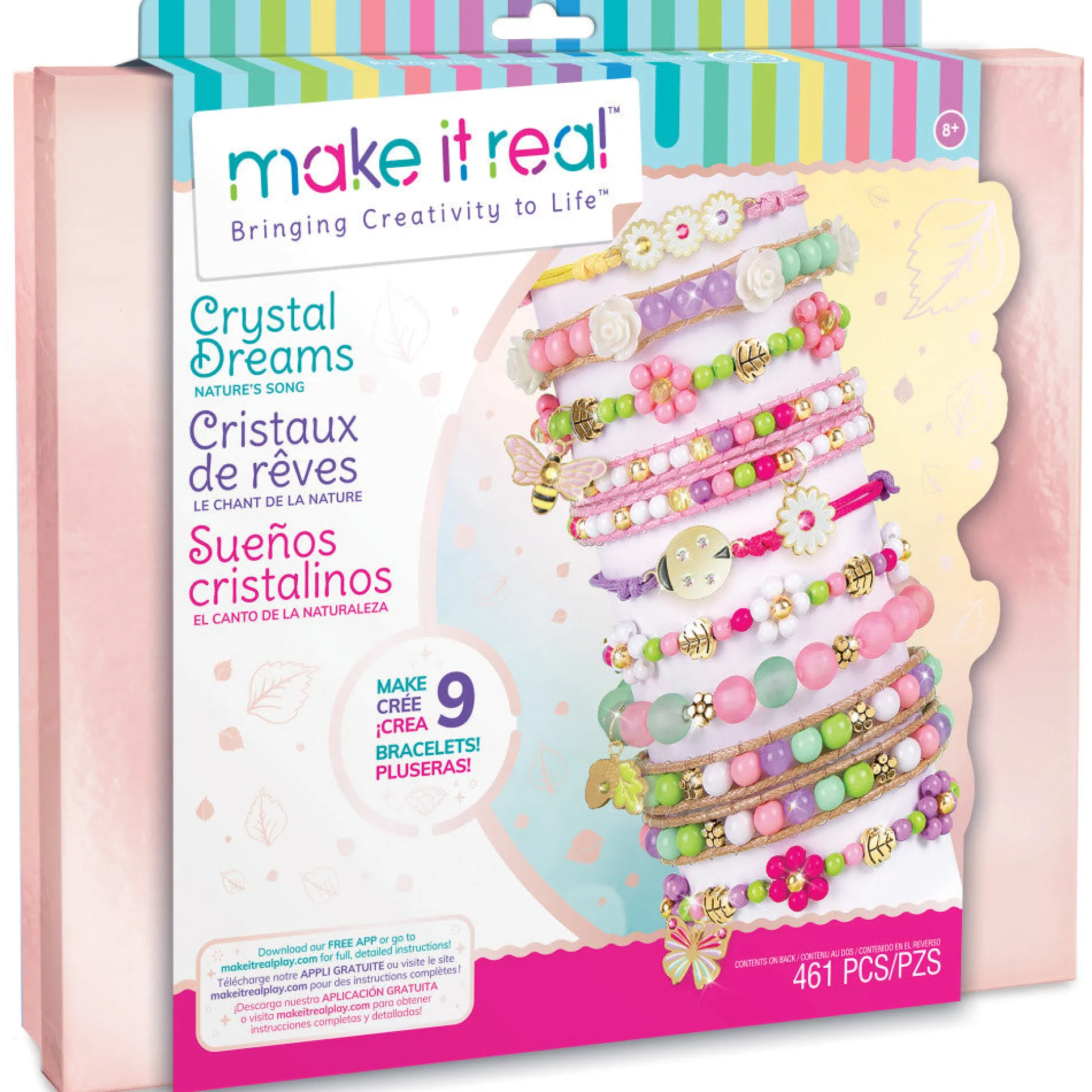 Make It Real Crystal Dreams Nature Song DIY Bracelet Kit