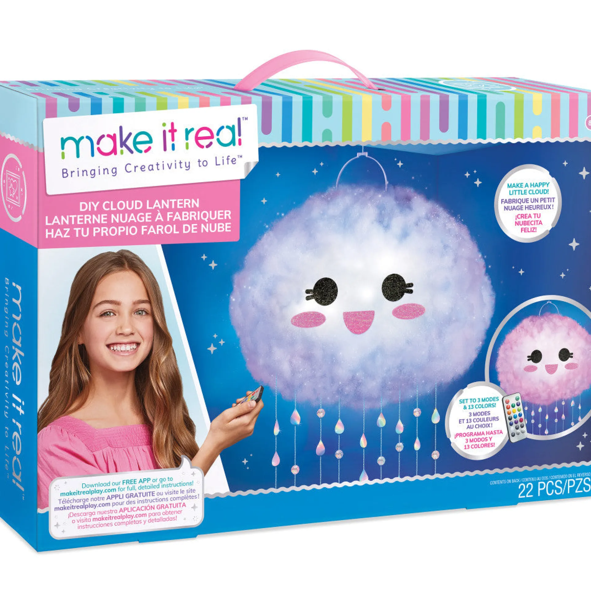Make It Real Sparkle Dream DIY Cloud Lantern Kit