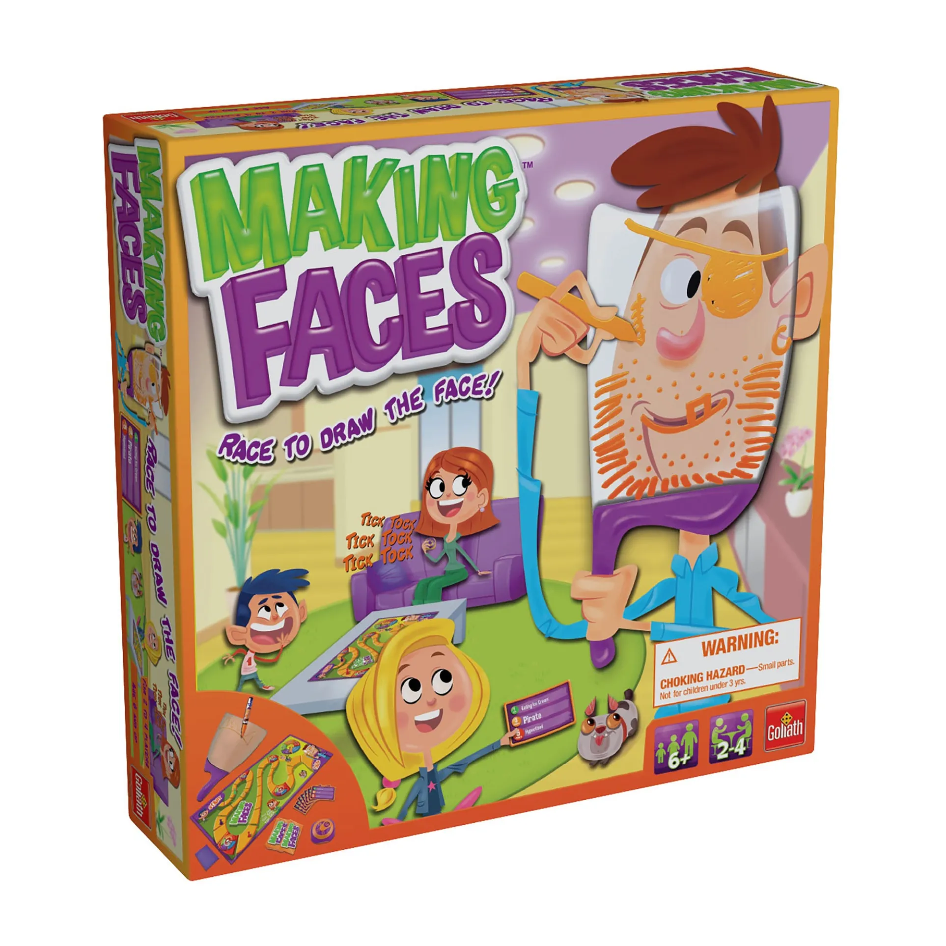Making Faces Family Face-Drawing Board Game