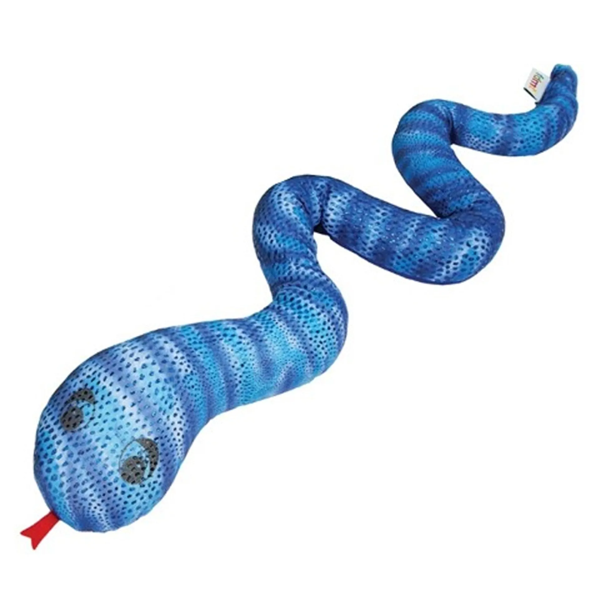 Manimo Sparkly Blue Snake Weighted Plush - 1 kg