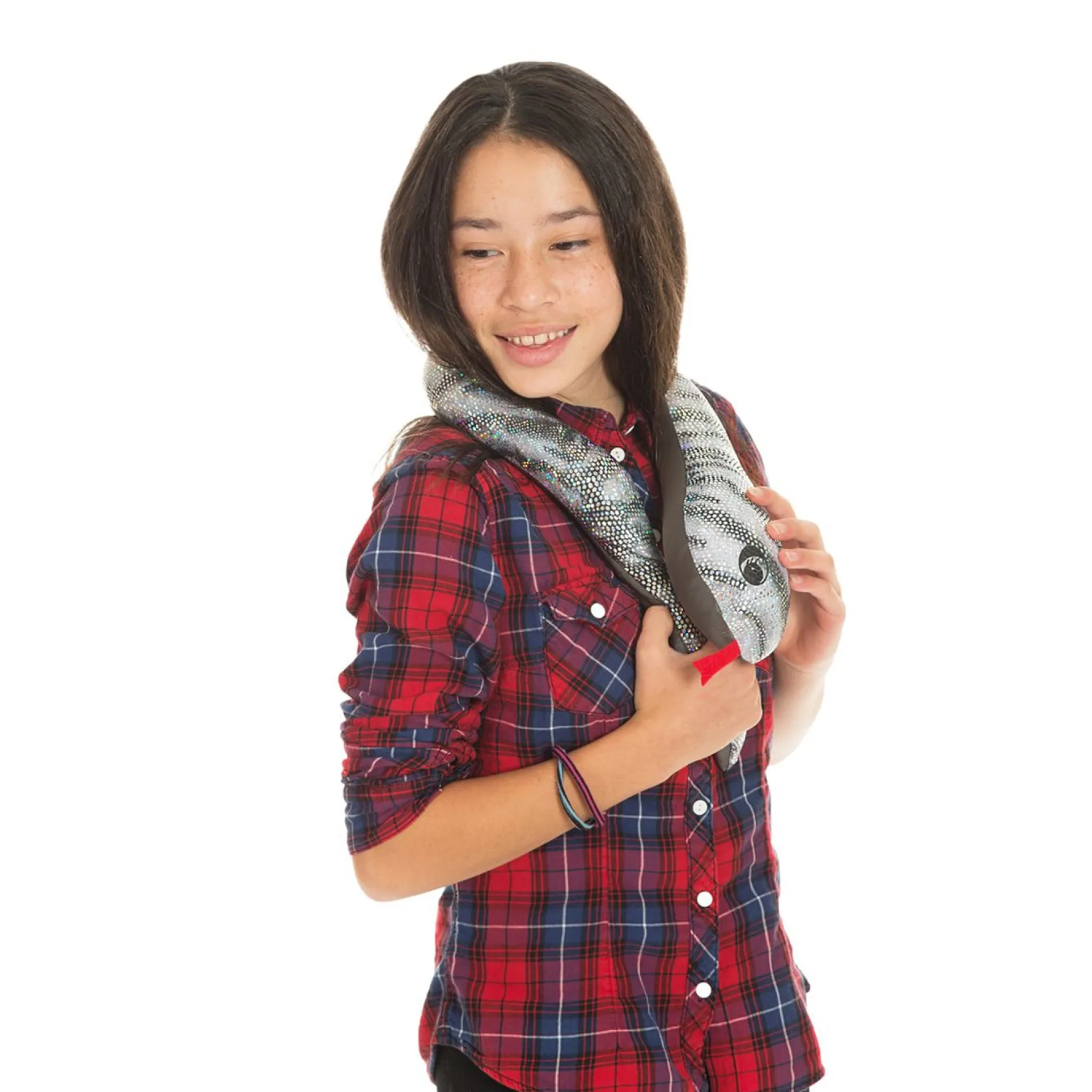 Manimo Sparkly Blue Snake Weighted Plush - 1 kg