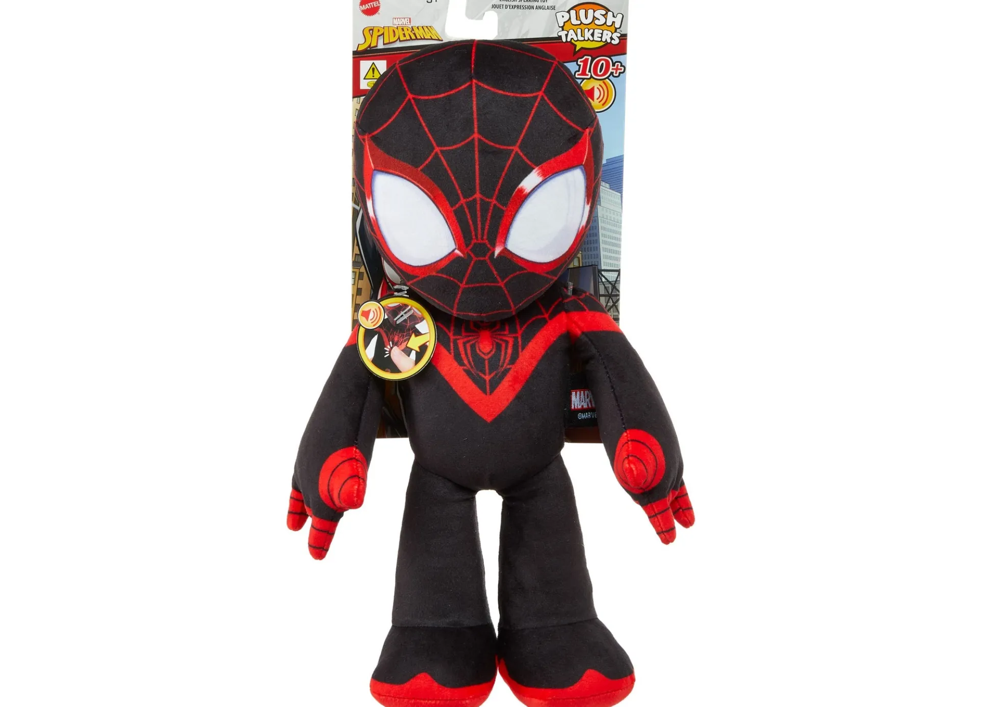 Marvel 11.75 inch Talking Miles Morales Plush Toy