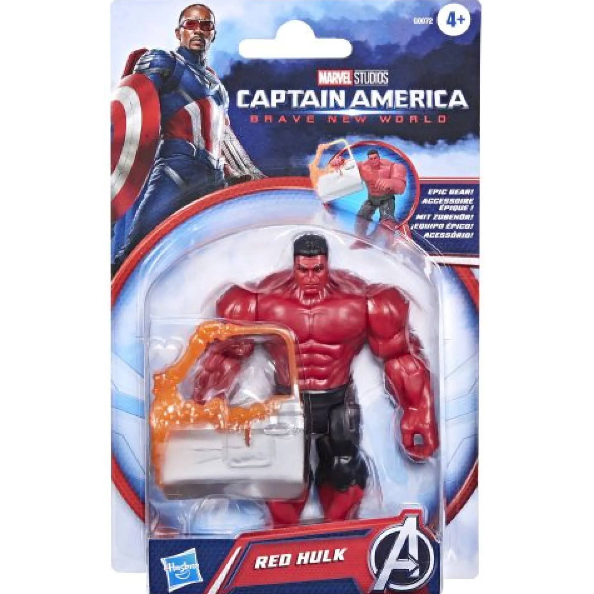 Marvel Captain America: Brave New World 12-inch Deluxe Red Hulk Action Figure