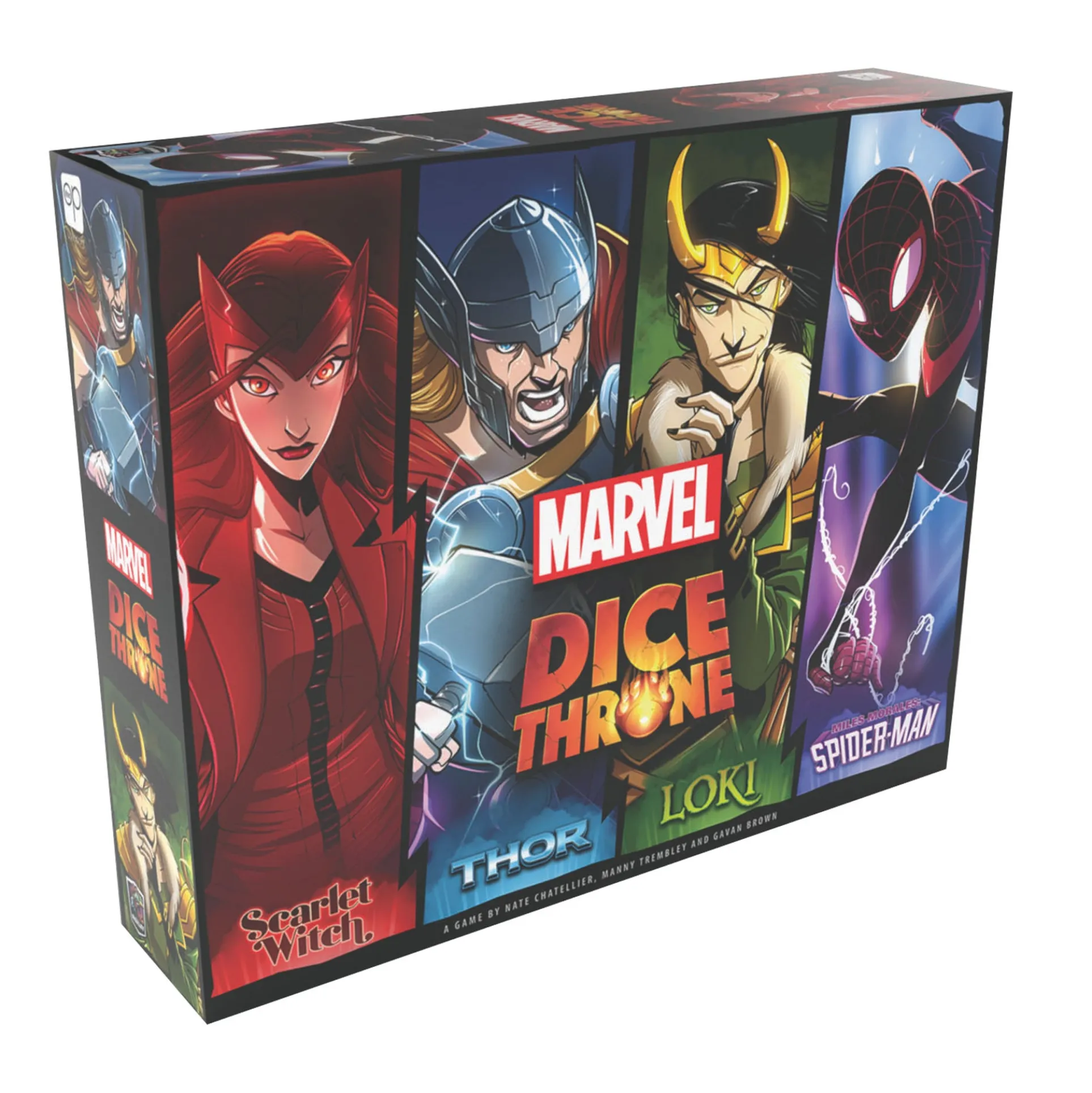 Marvel Dice Throne: Scarlet Witch, Thor, Loki, Spider-Man Board Game