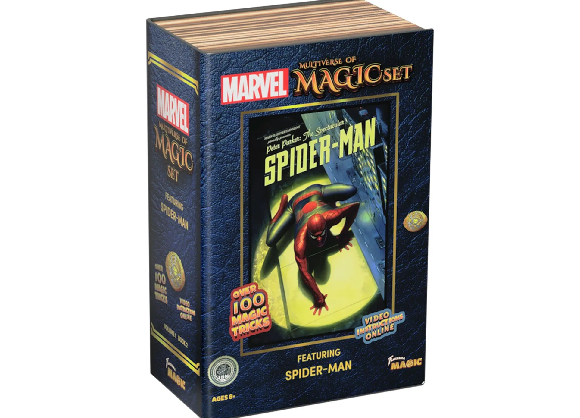 Marvel Spider-Man Magic Comic Book Set - Over 100 Tricks, Vol. 1 & 2