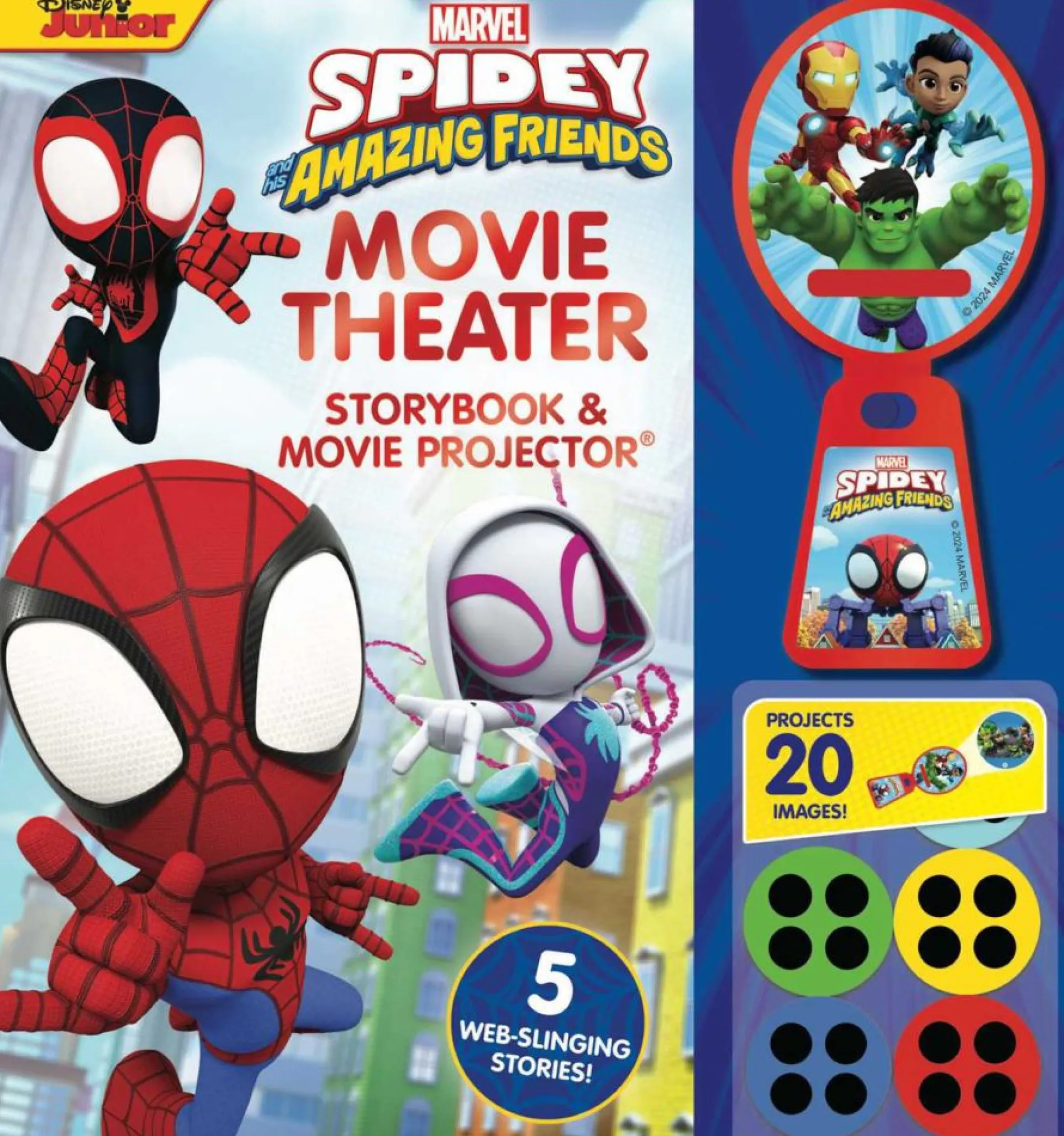 Marvel Spidey and His Amazing Friends Interactive Projector Book