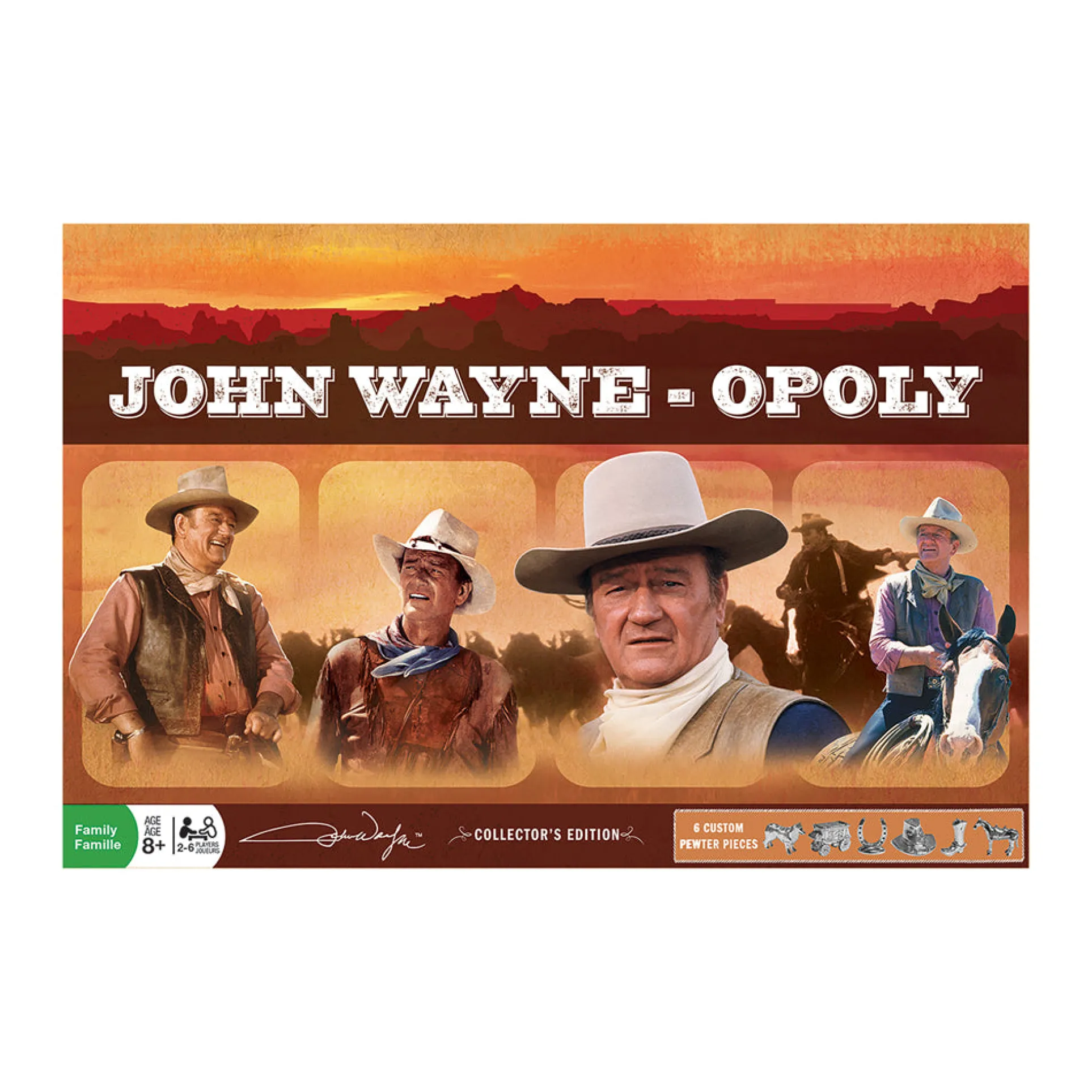 Masterpieces Inc John Wayne-Opoly Collector's Edition Board Game