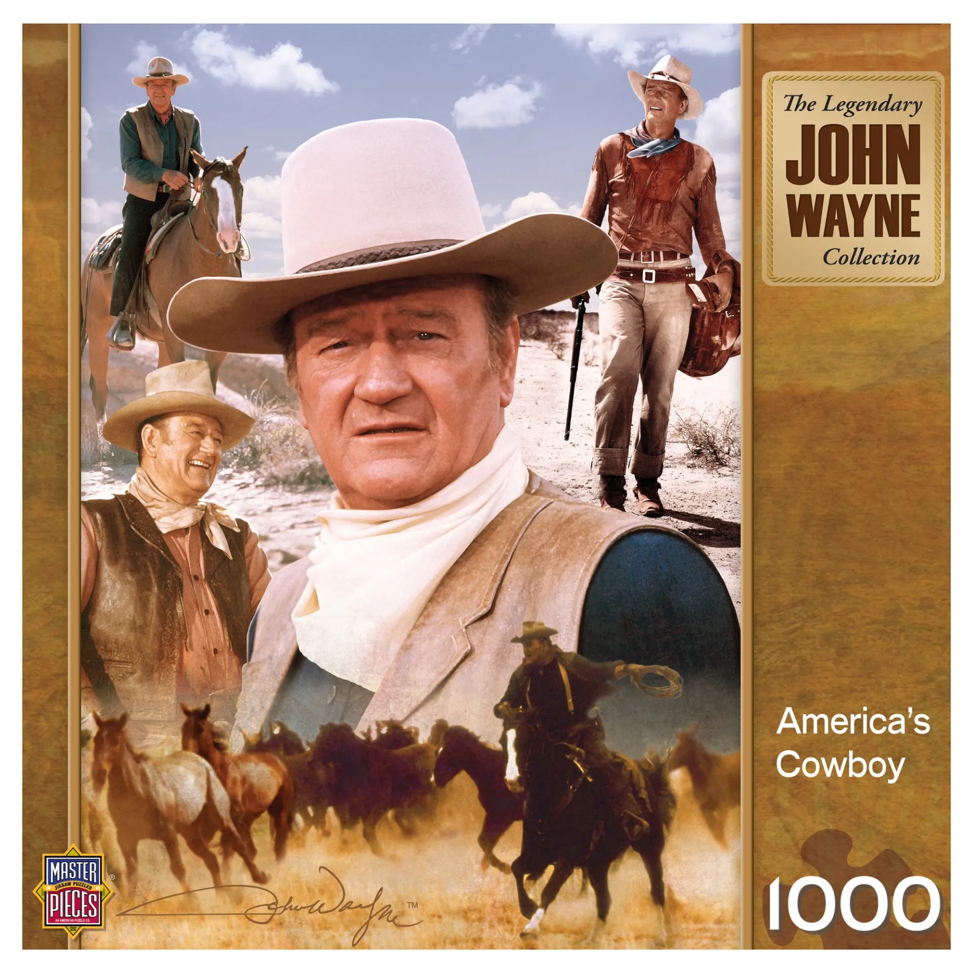 MasterPieces John Wayne America's Cowboy Jigsaw Puzzle - 1000 pc