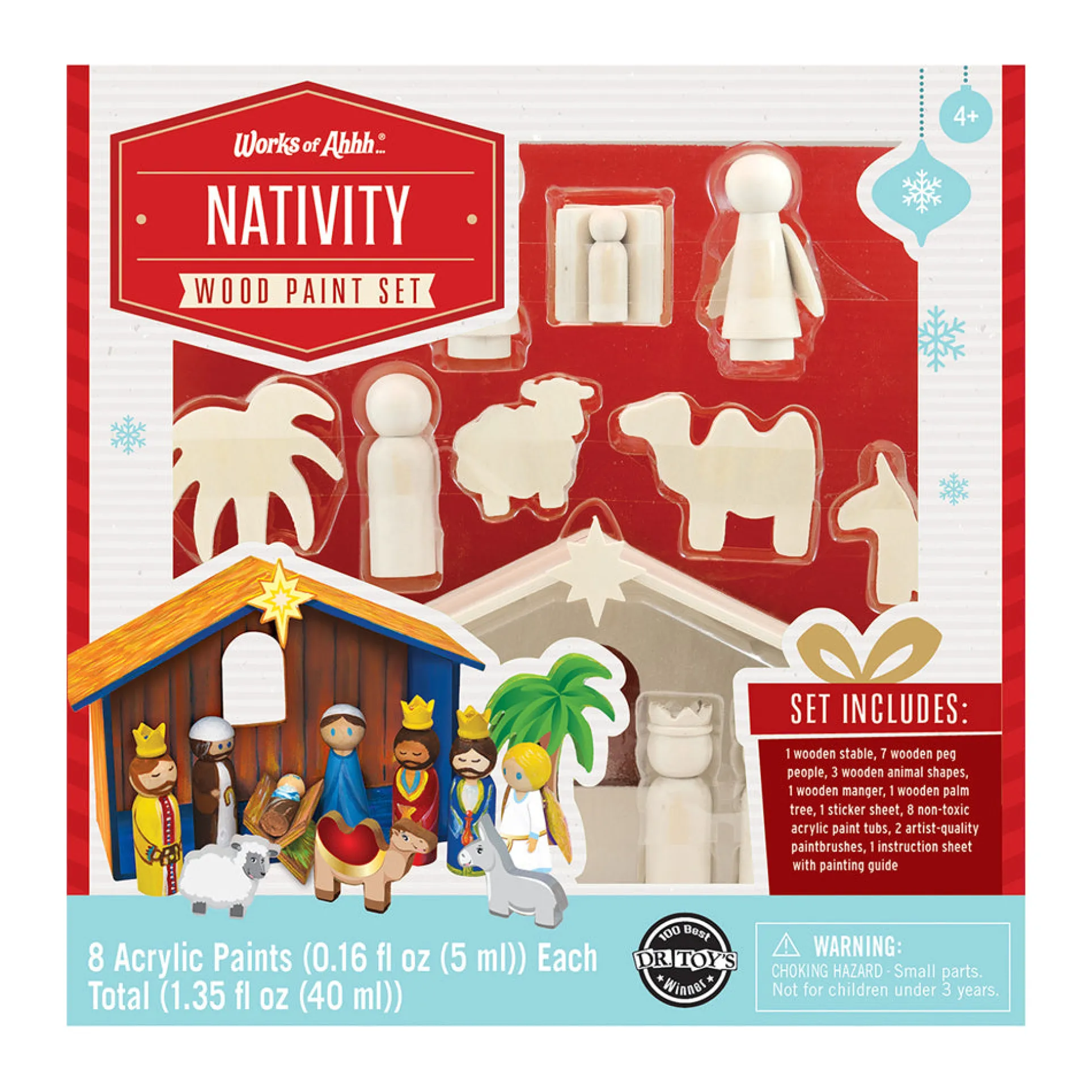 Masterpieces Works of Ahhh Nativity Wood Painting Kit