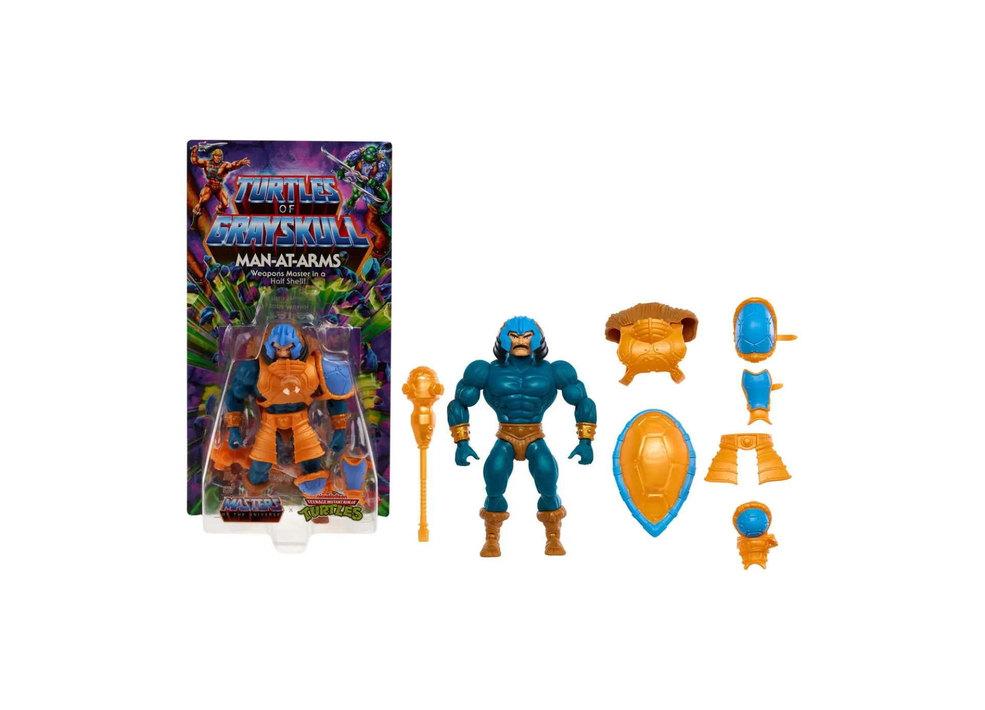 Masters of the Universe Origins 5.5" Man-At-Arms Action Figure - Turtles of Grayskull Edition