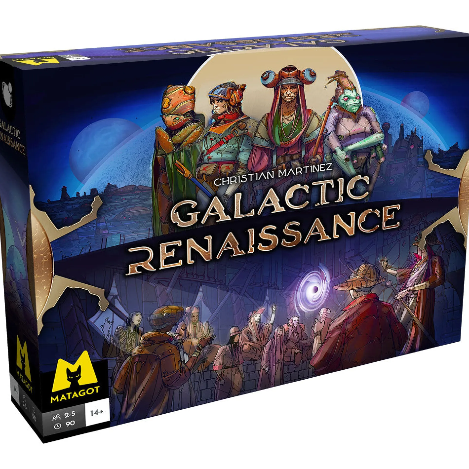 Matagot: Galactic Renaissance Strategy Board Game for Ages 14+