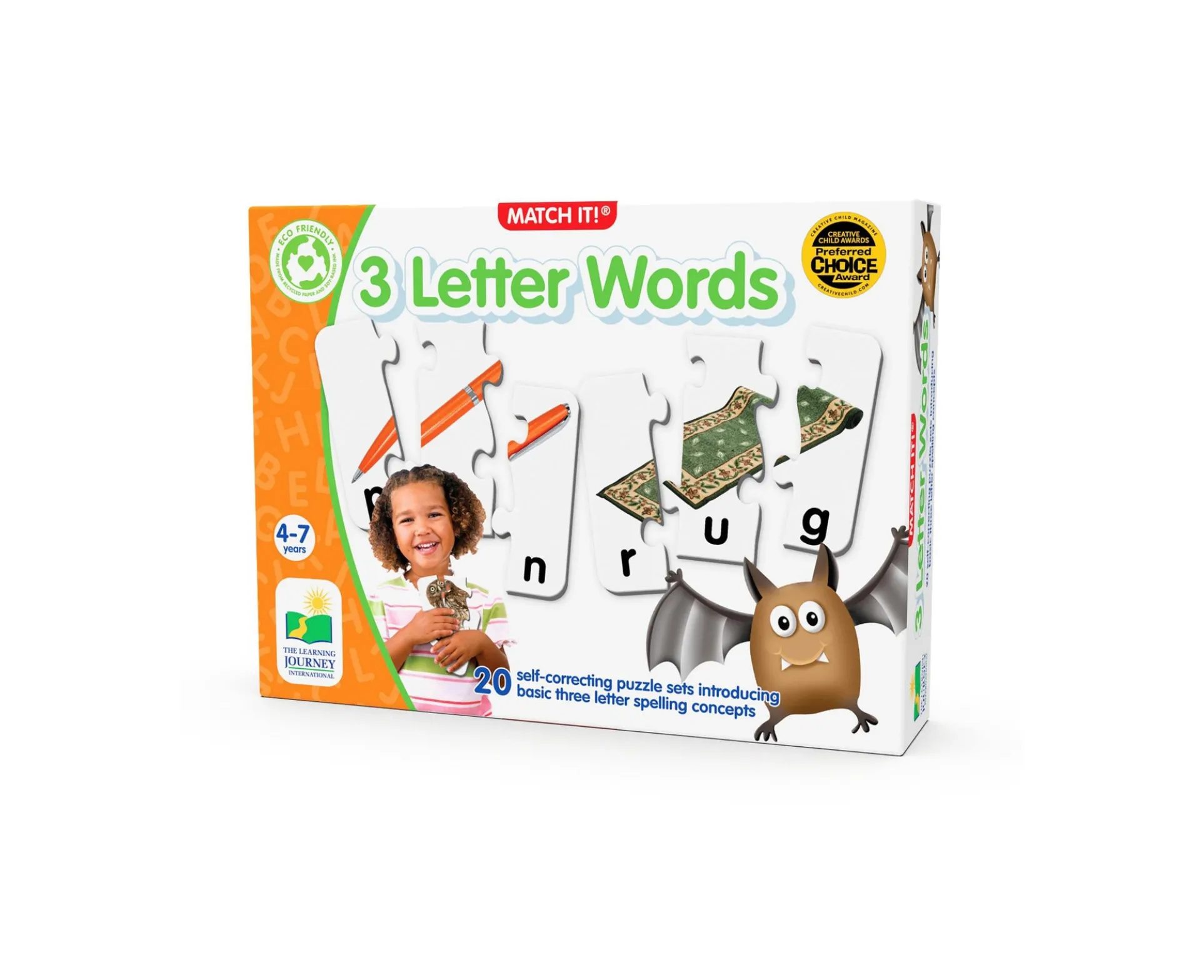 Match It! - Discovery 3 Letter Words Puzzle Game