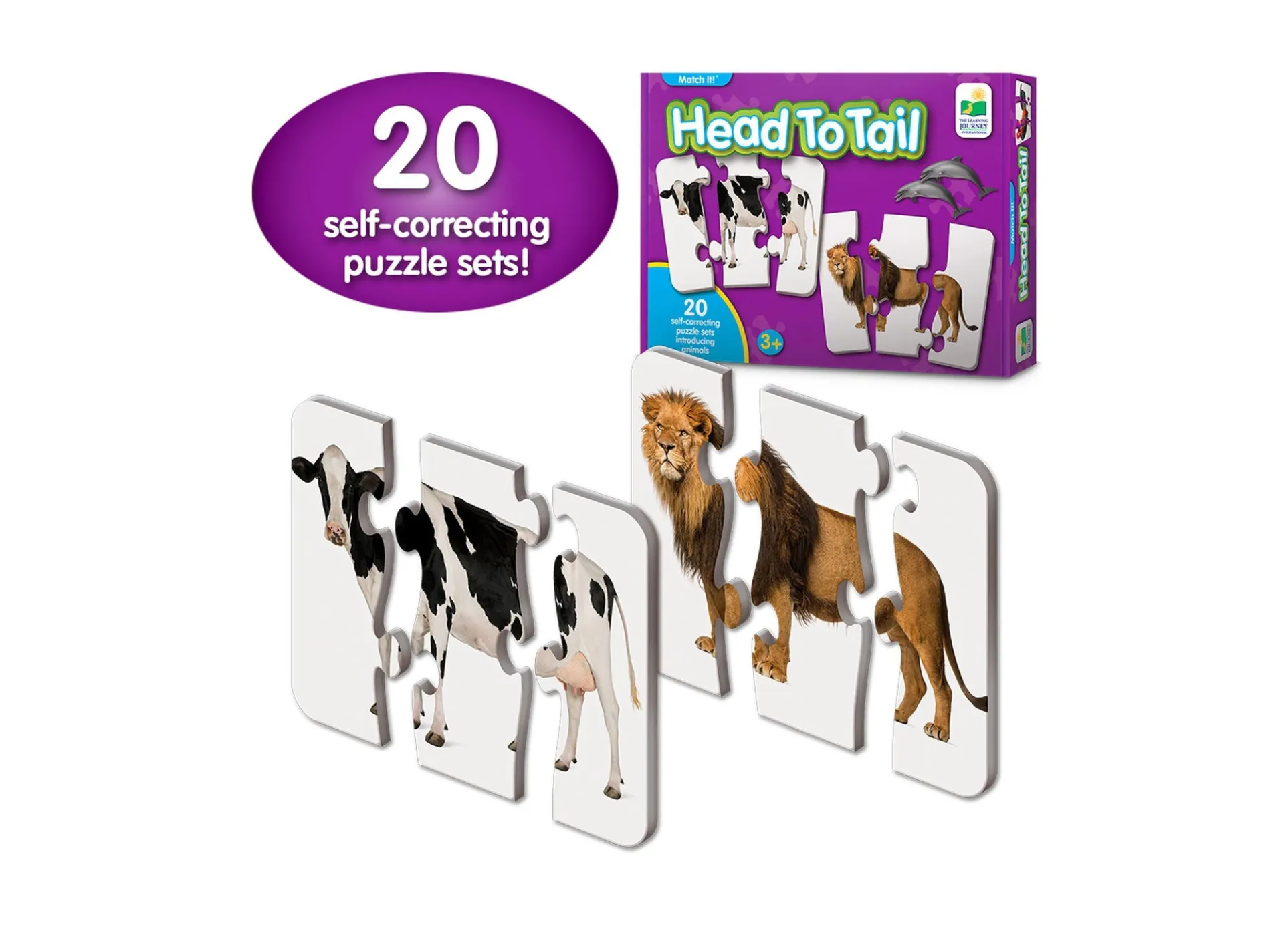 Match It! - Head to Tail Animal Puzzle Game for Kids