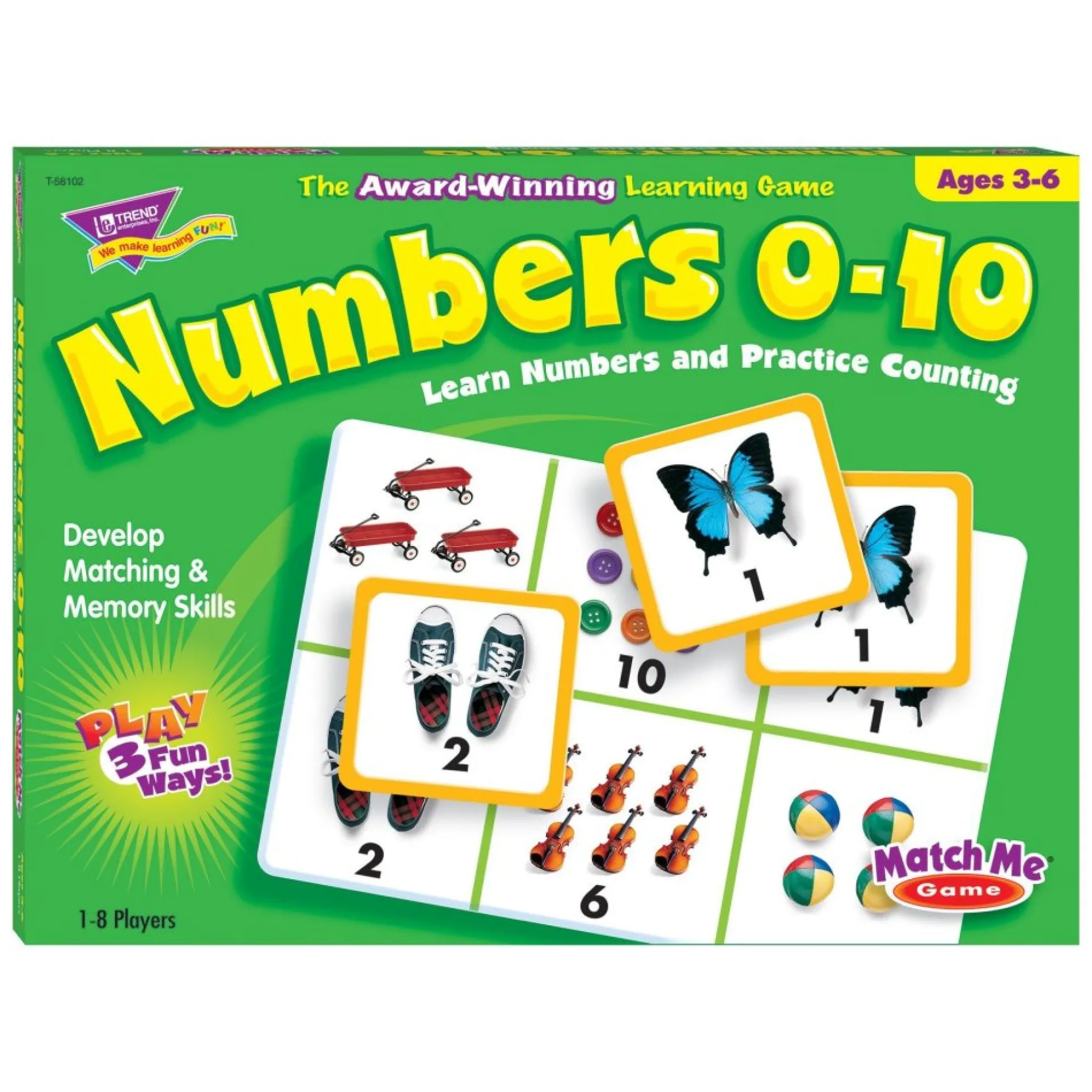 Match Me Numbers 0-10 Educational Game - Interactive Math Learning