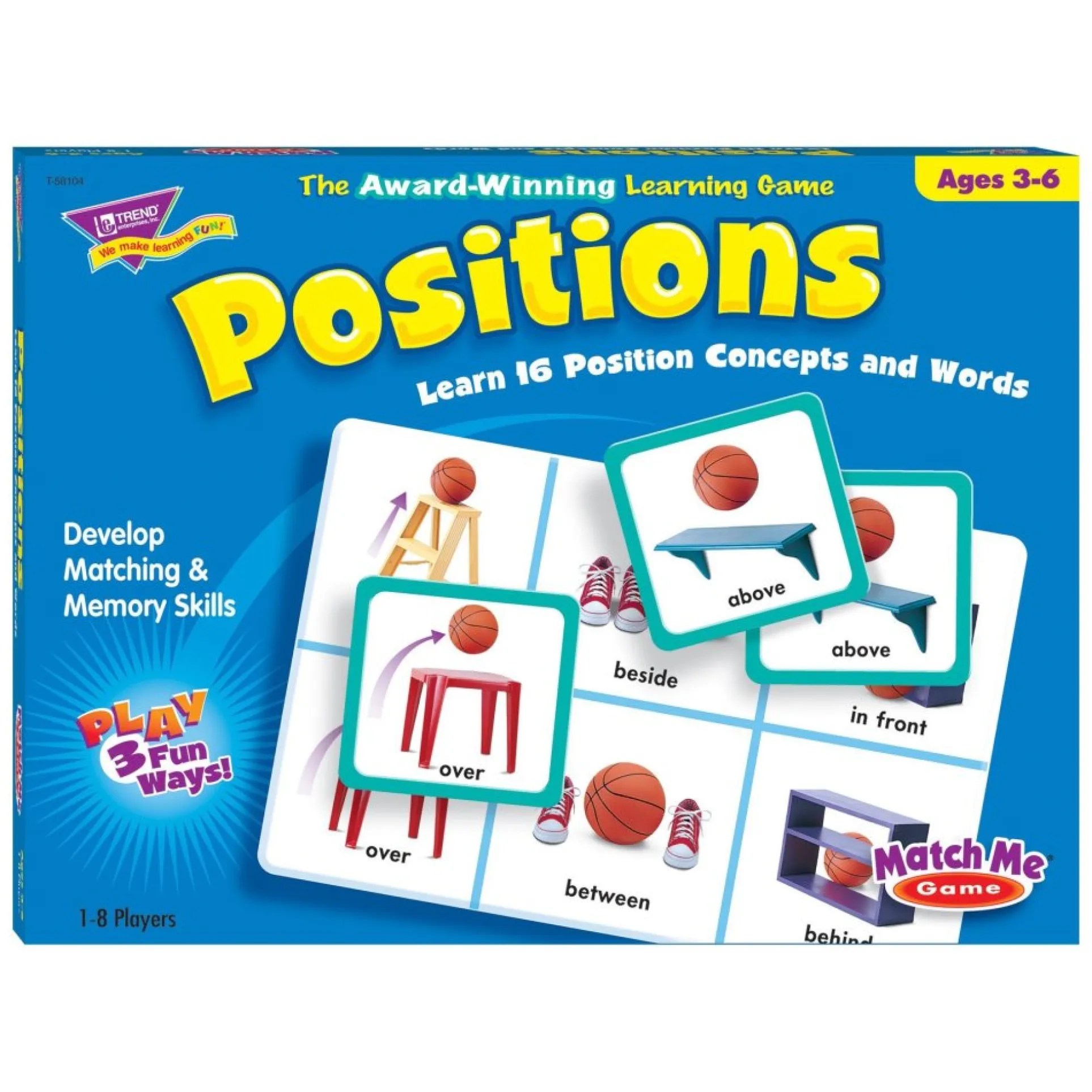 Match Me Positions Game - Educational Memory and Matching Game