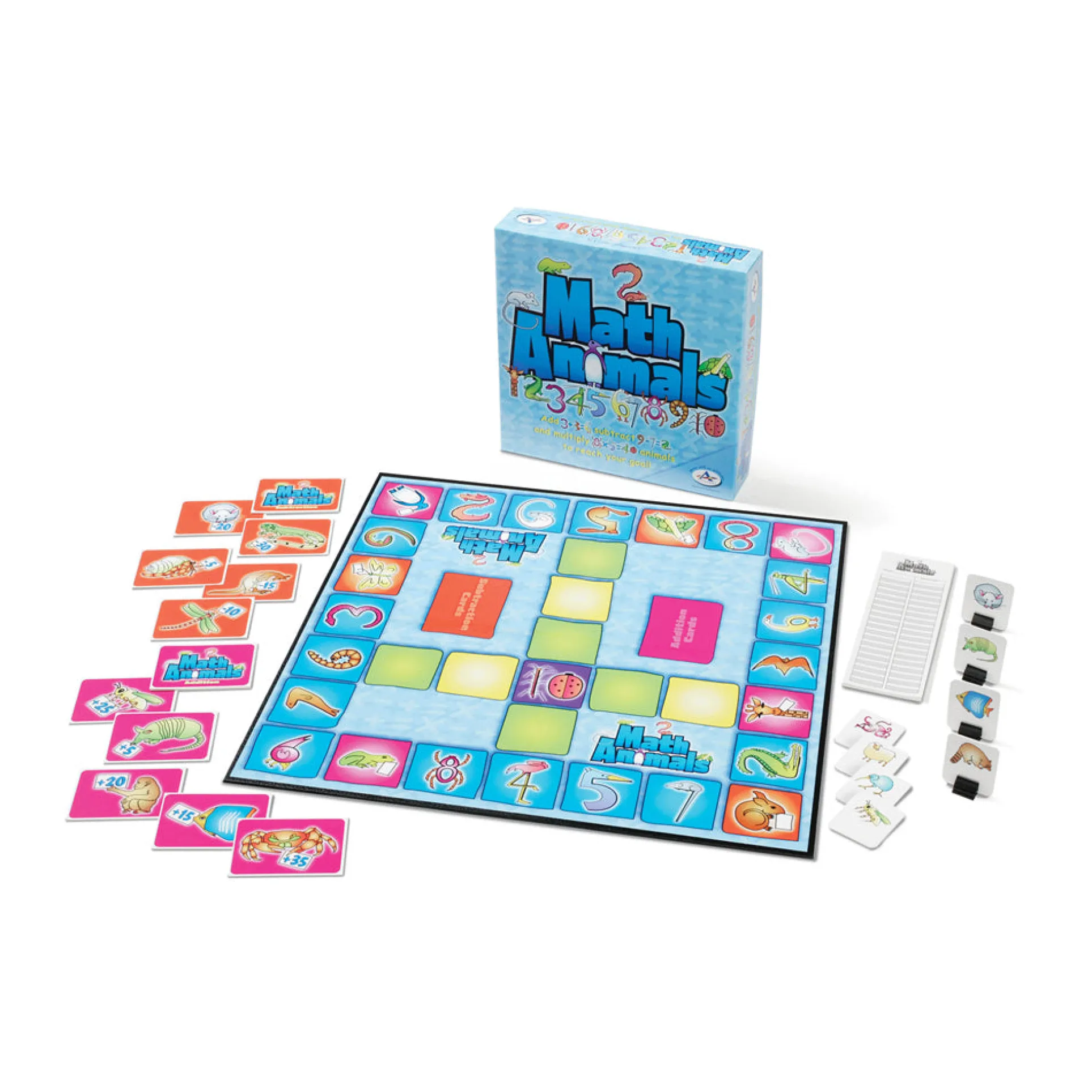 MathAnimals Educational Board Game for Kids
