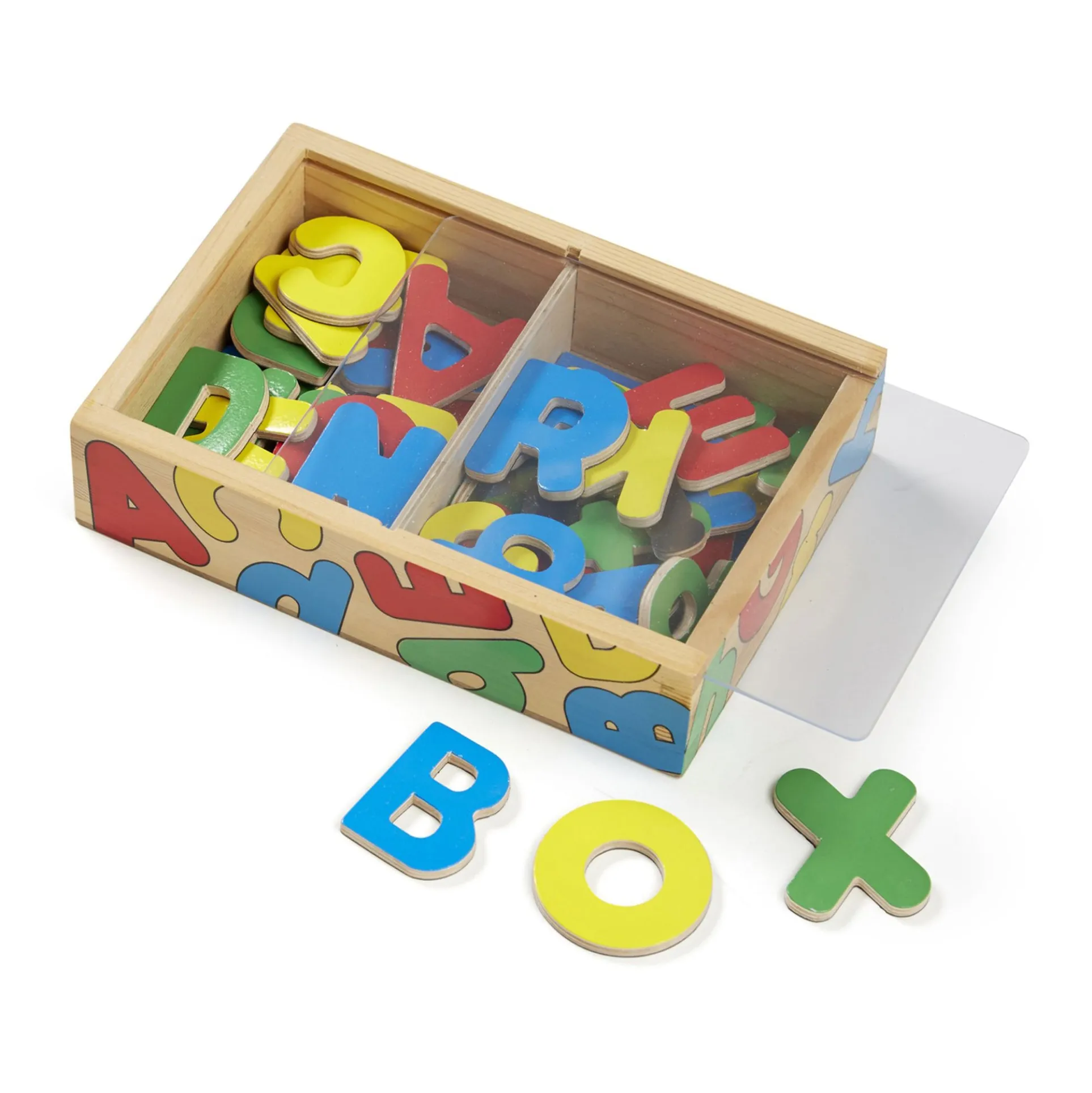 Melissa & Doug Alphabet Adventure - Wooden Magnetic Letters Set
