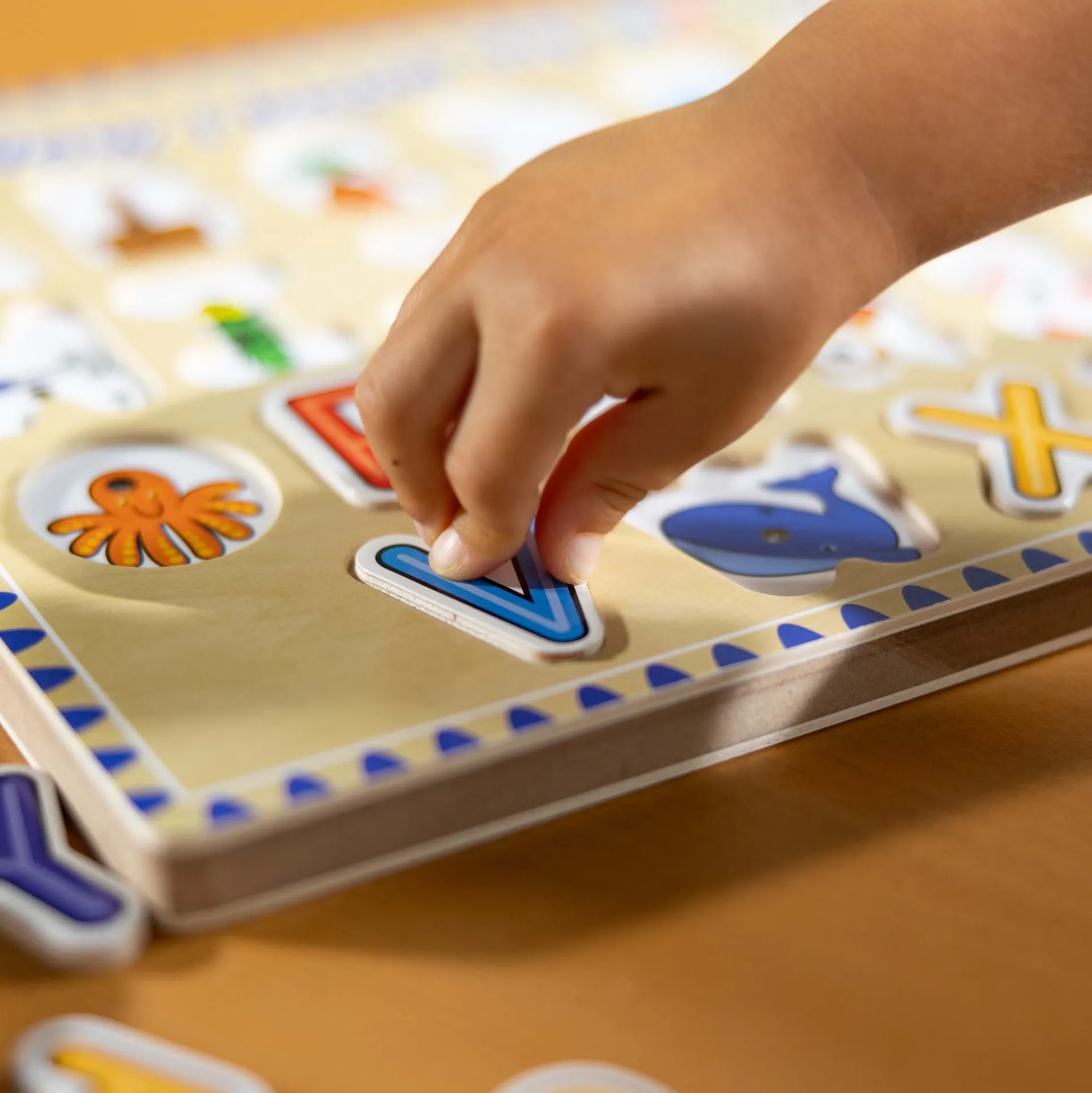 Melissa & Doug Alphabet Sound Puzzle - Vibrant 26-Piece Learning Toy