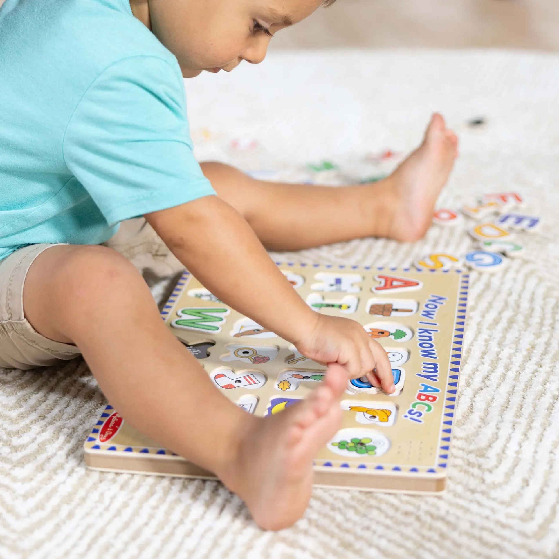 Melissa & Doug Alphabet Sound Puzzle - Vibrant 26-Piece Learning Toy