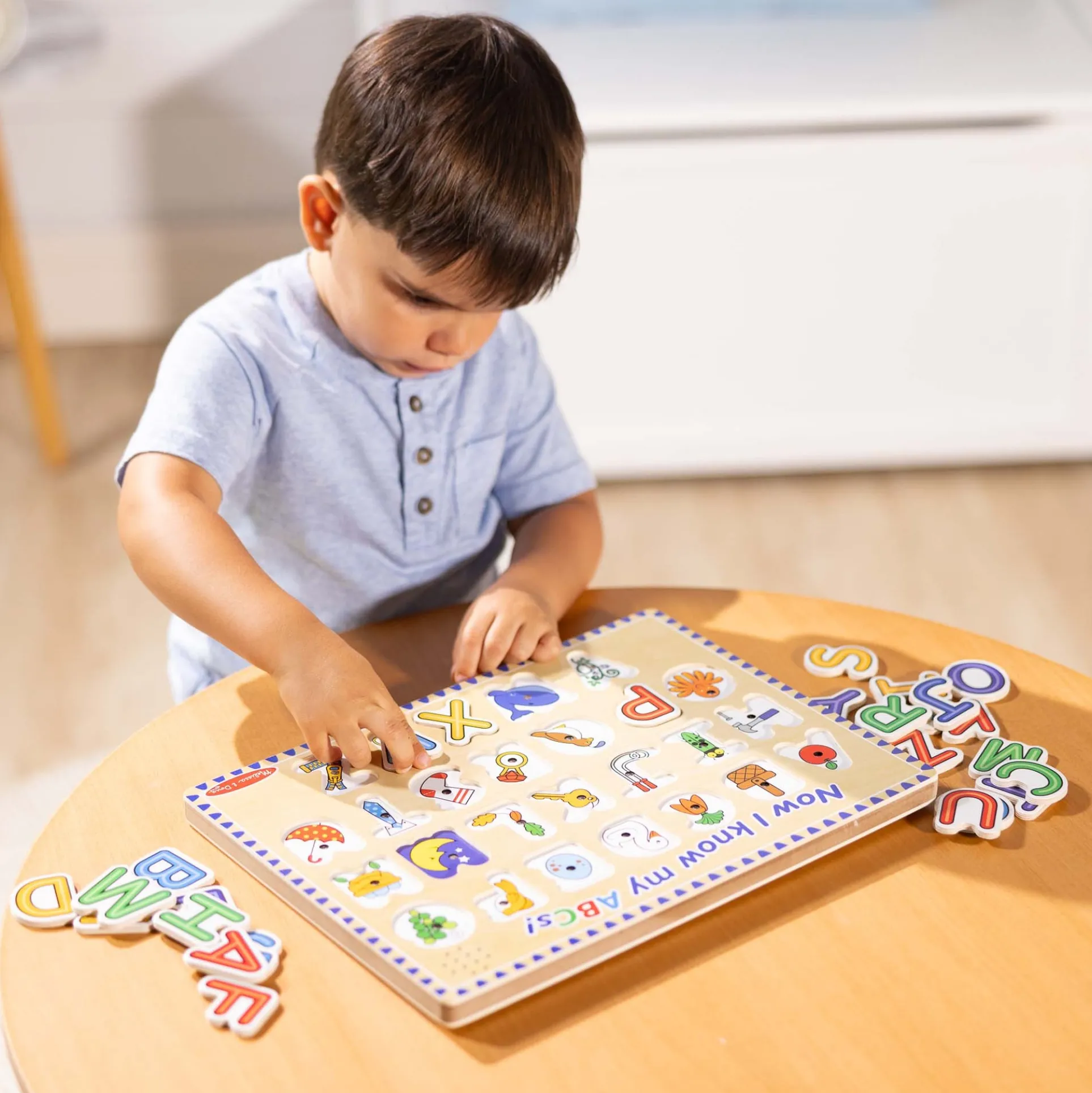 Melissa & Doug Alphabet Sound Puzzle - Vibrant 26-Piece Learning Toy